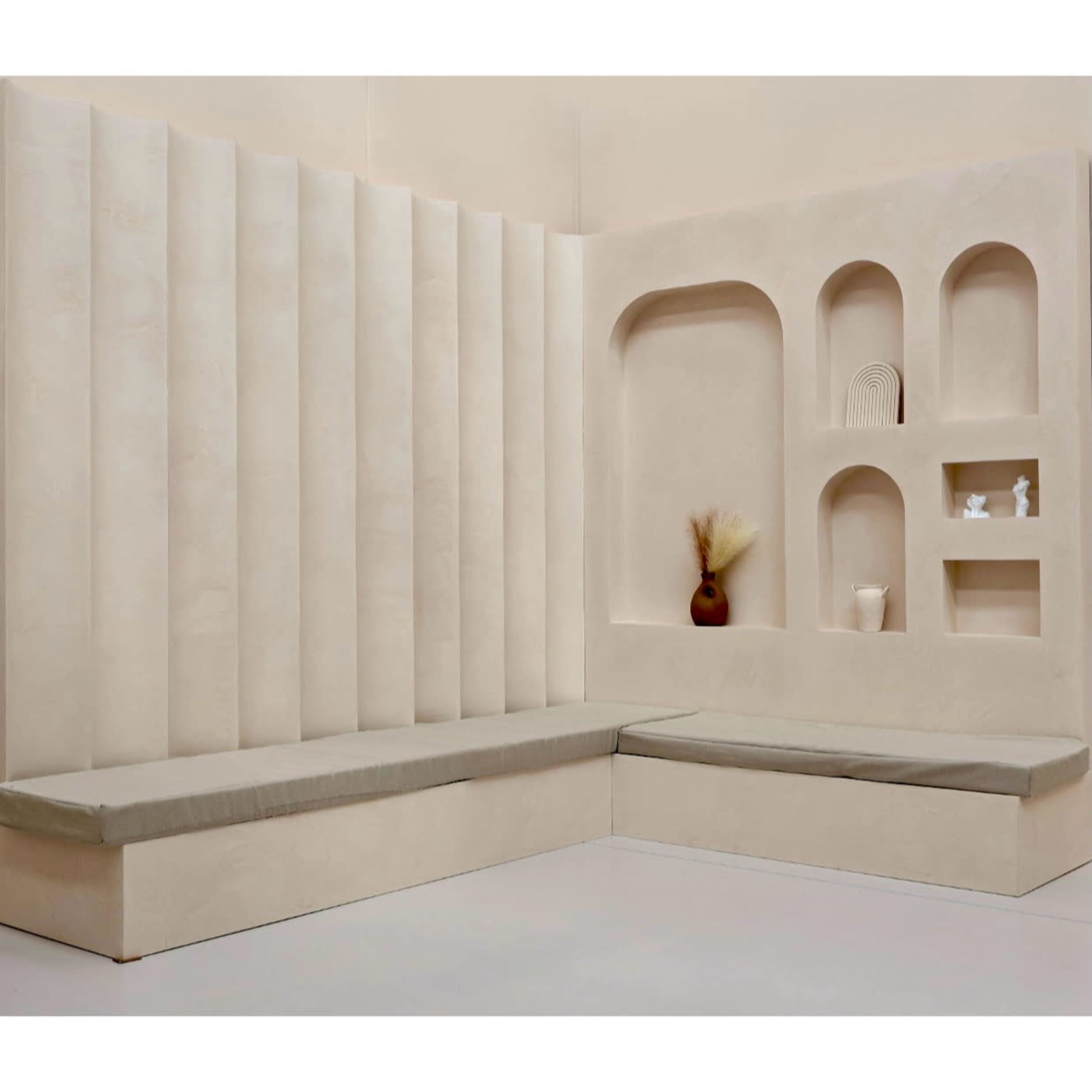 Mediterranean-Inspired Studio with Iconic Arched Hallway in Urban Altona North Image in Melbourne, Melbourne, VIC