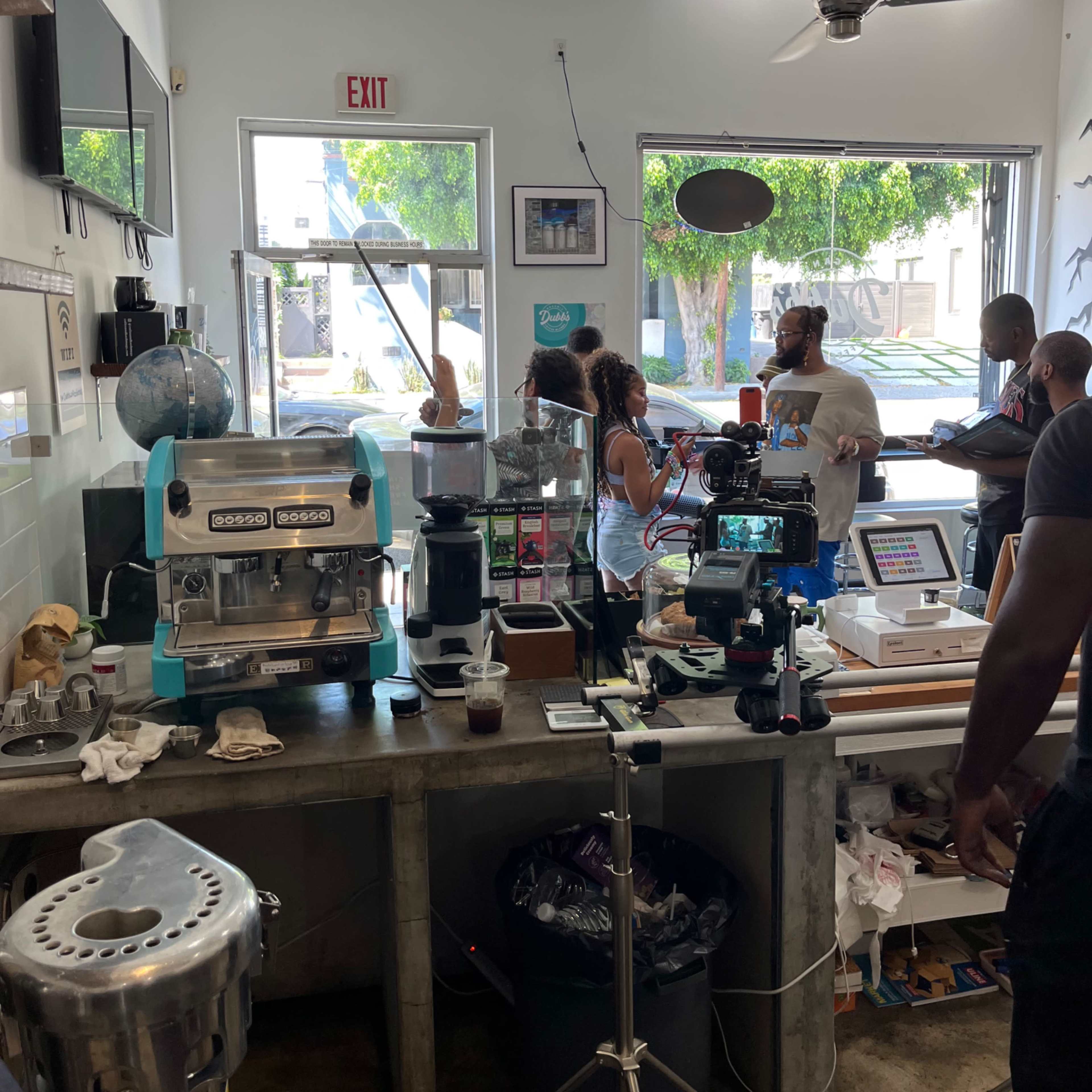 Urban Coffee shop amongst the stars Image in Central LA, West Hollywood, CA