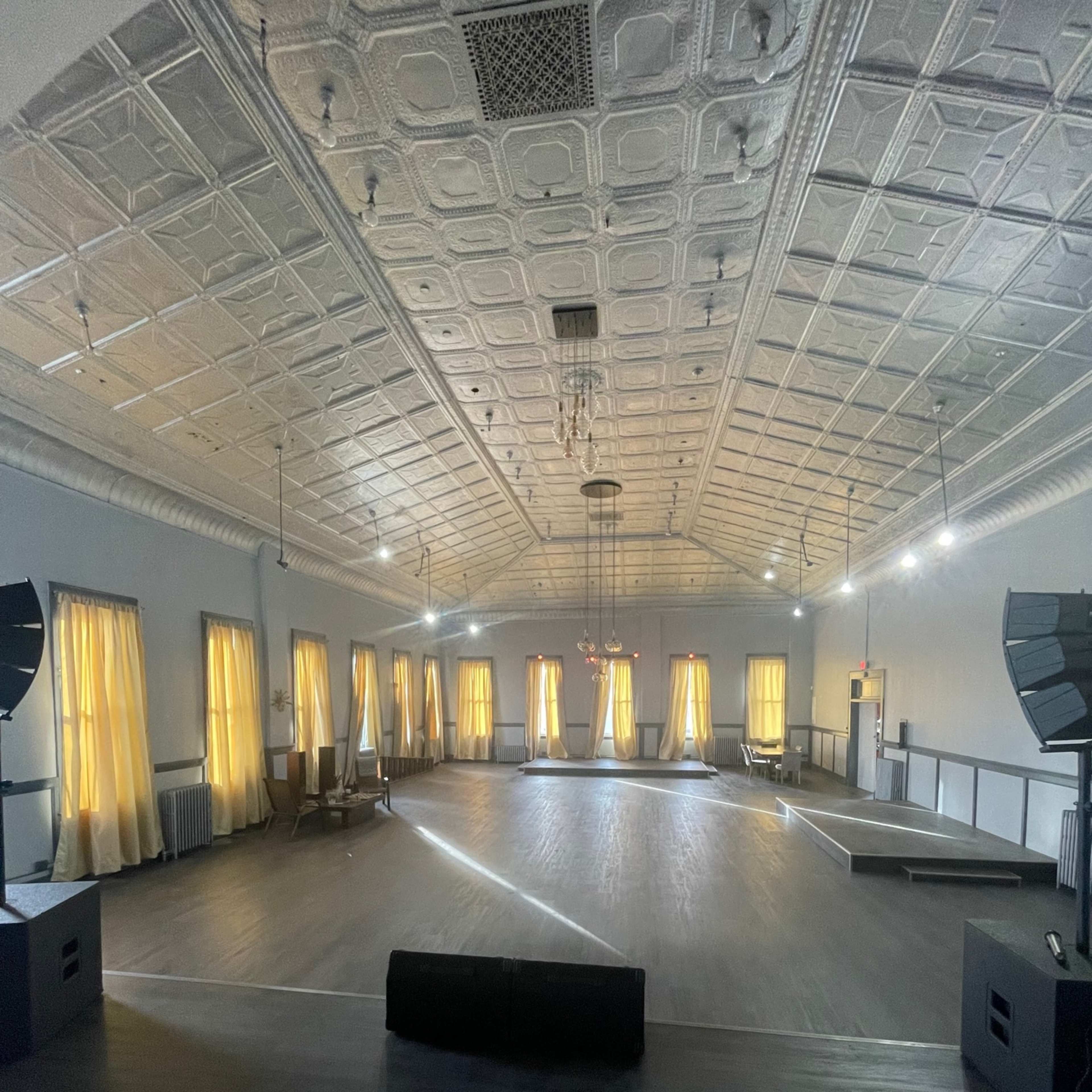 Urban loft with theater. Roomy. Vintage. Industrial. Cannabis consumption permitted. Podcasting studios. Music recording studio. Kitchen space. Image in Kearny, Kearny, NJ