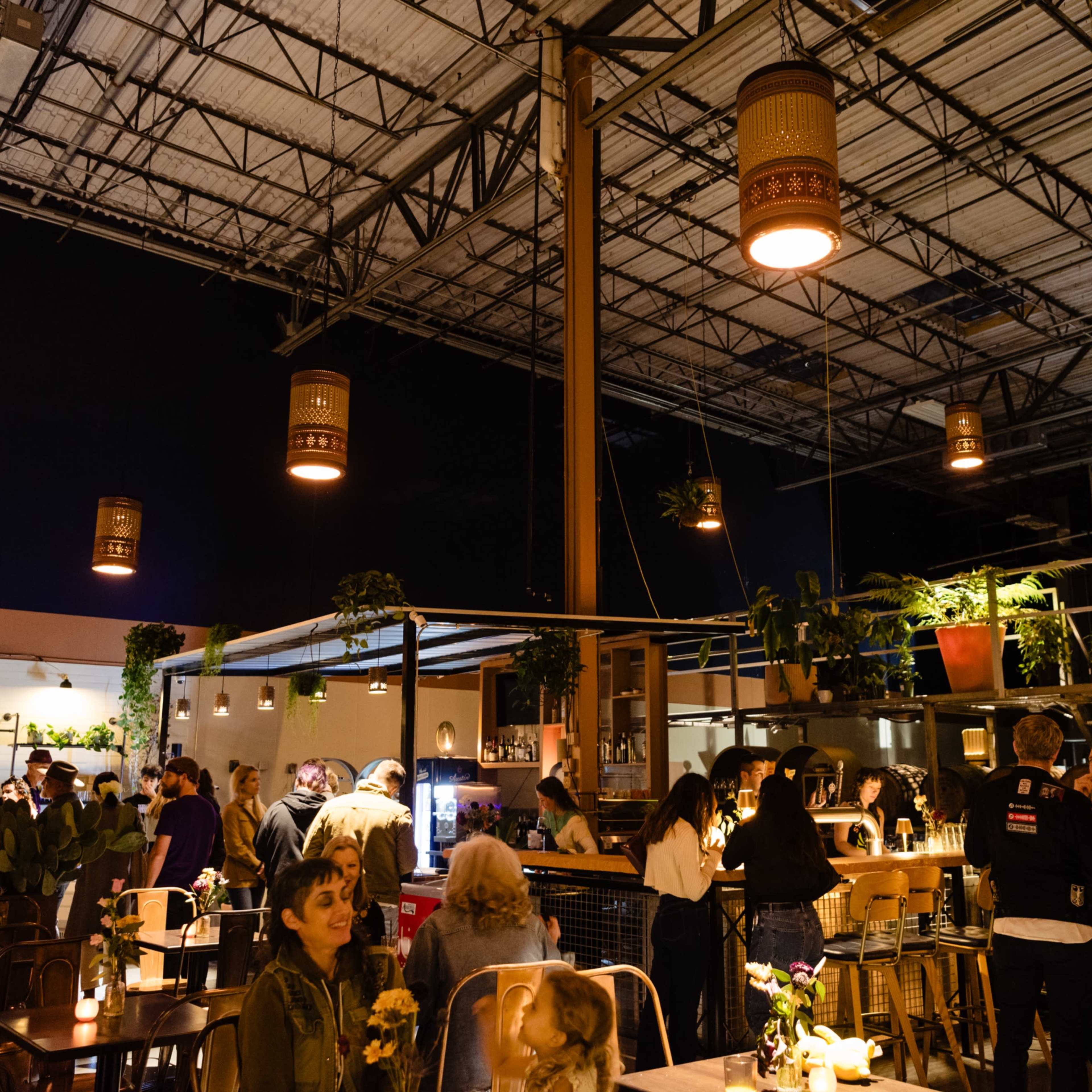 Eastside warehouse bar with one of a kind party room Image in Govalle, Austin, TX