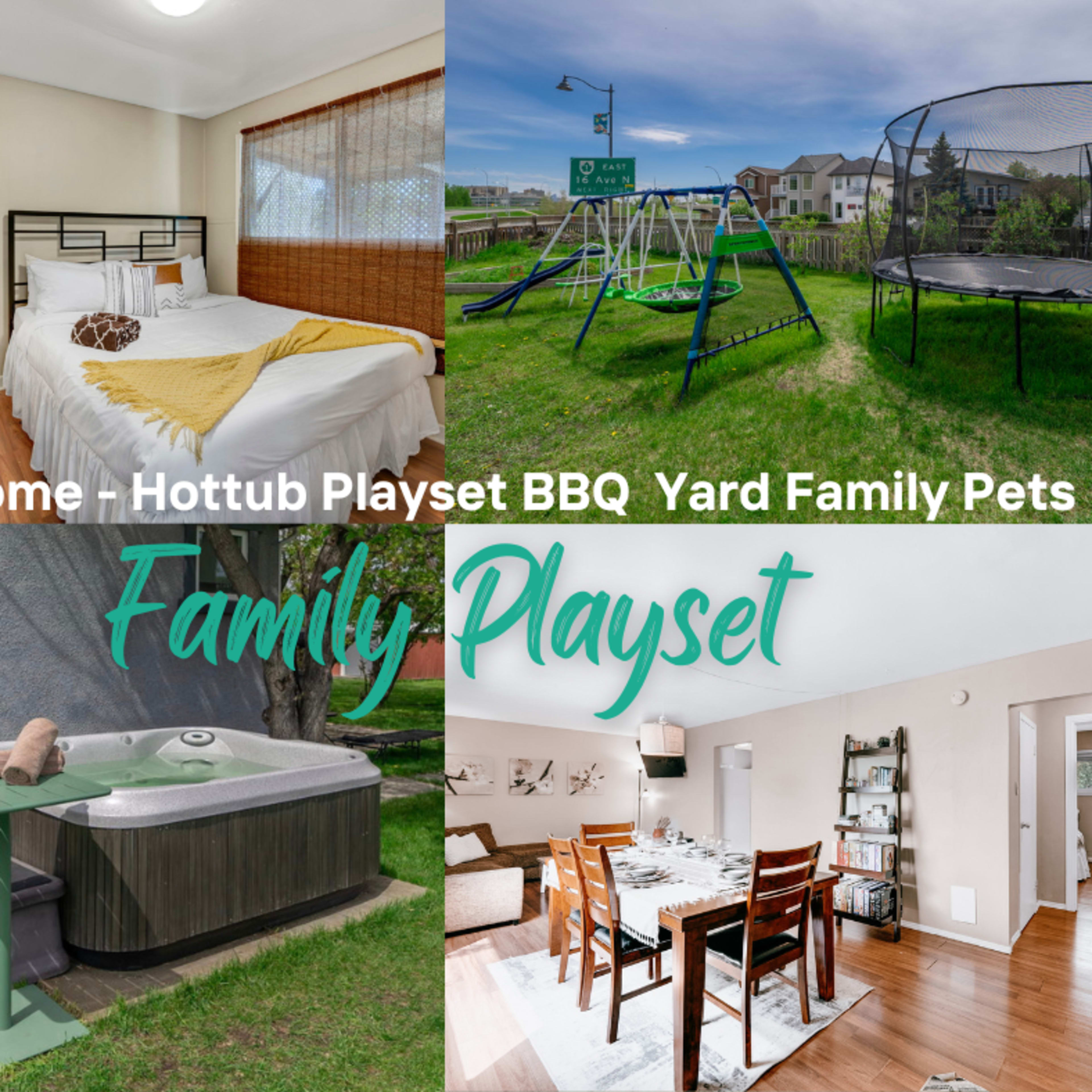 Family Playset 1815 | Hottub Firepit Playset Yard Pets Image in Calgary, Calgary, AB