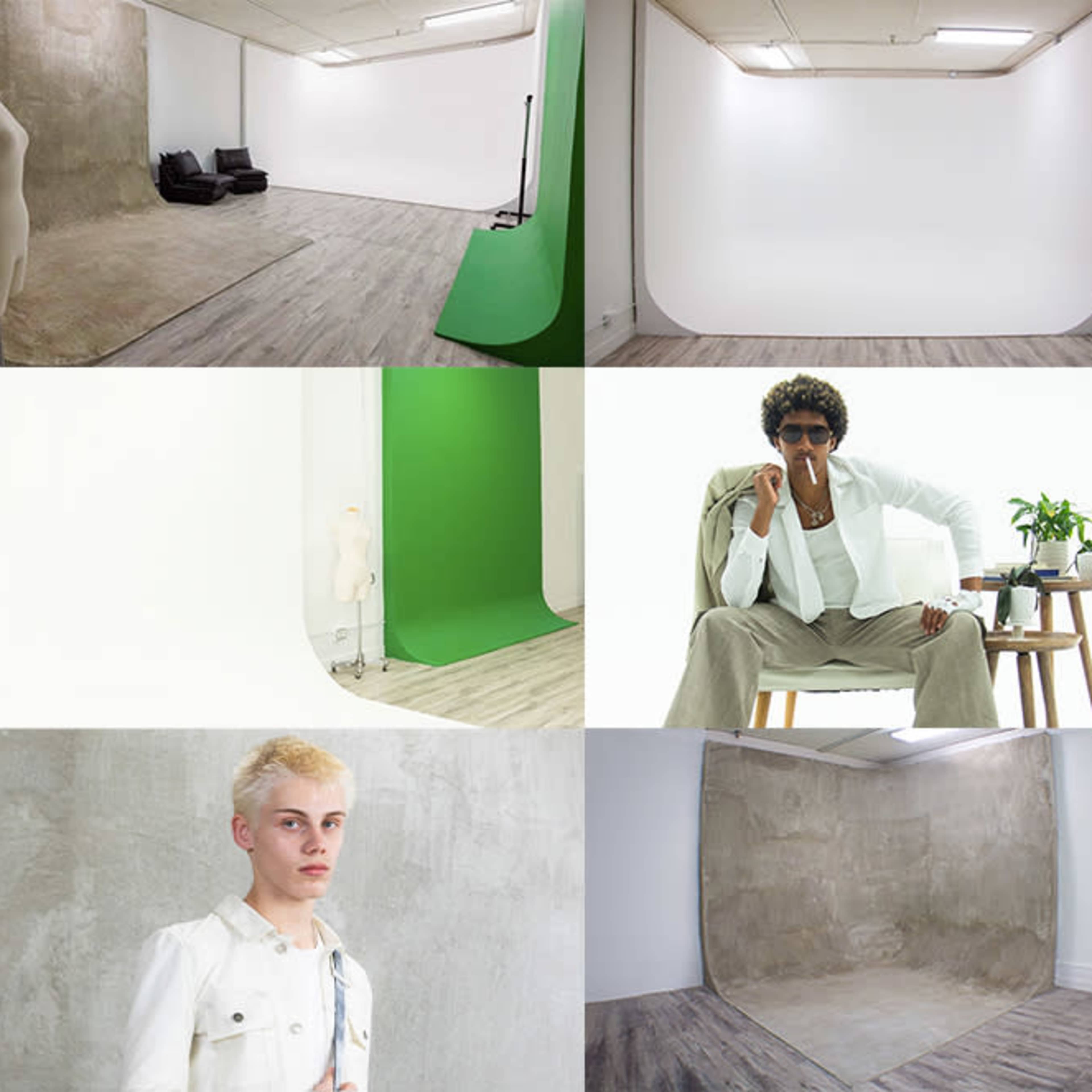 Private One Of a Kind Photo Studio in LA (Concrete Cyclorama Wall, White Cyclorama Wall, & Green Screen) Image in Van Nuys, Los Angeles, CA