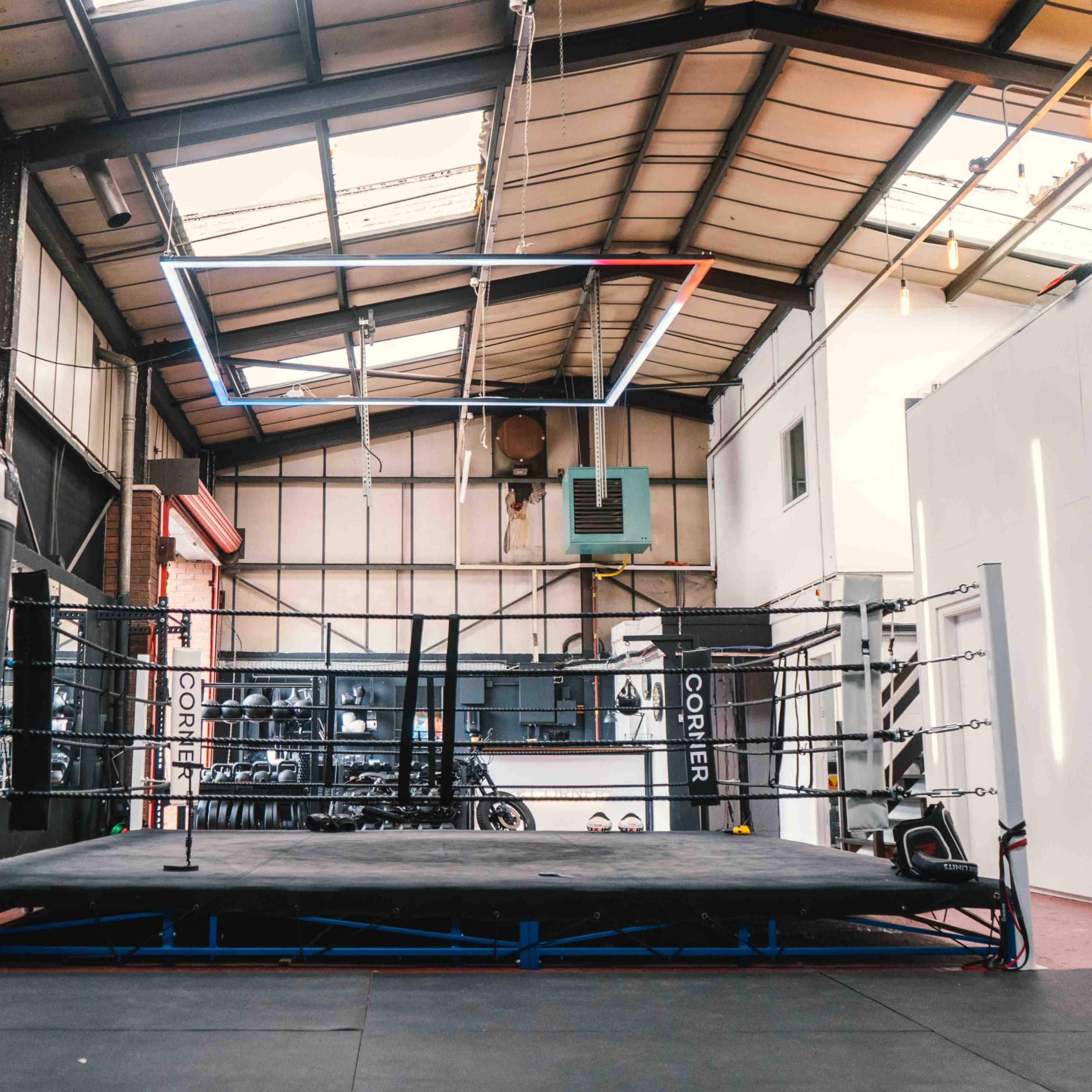 Modern warehouse boxing gym & Photography Studio with industrial surroundings, in the heart of Manchester. Image in Manchester, Manchester, England