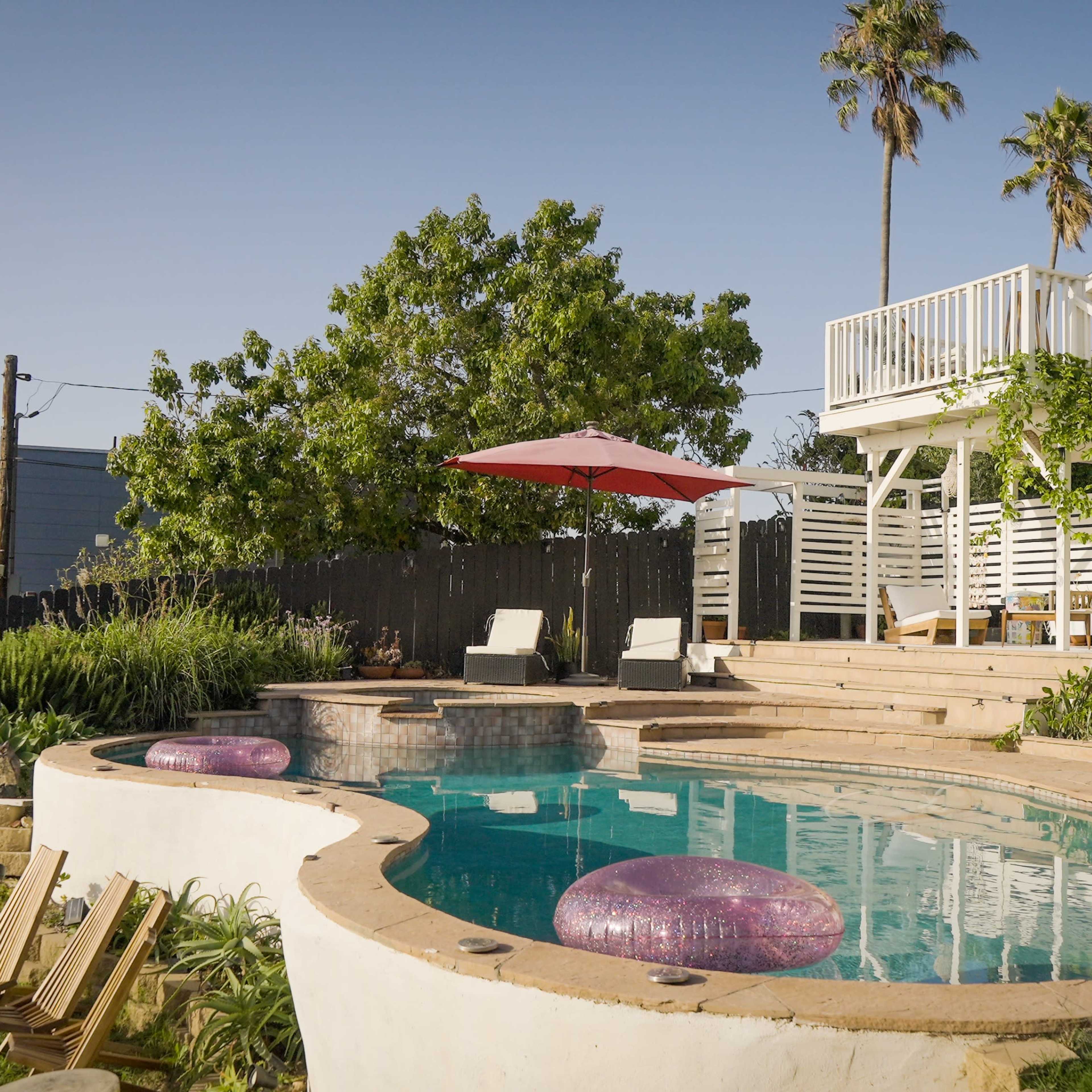 Designer Home Oceanview Pool Image in East Side Capistrano, Oceanside, CA