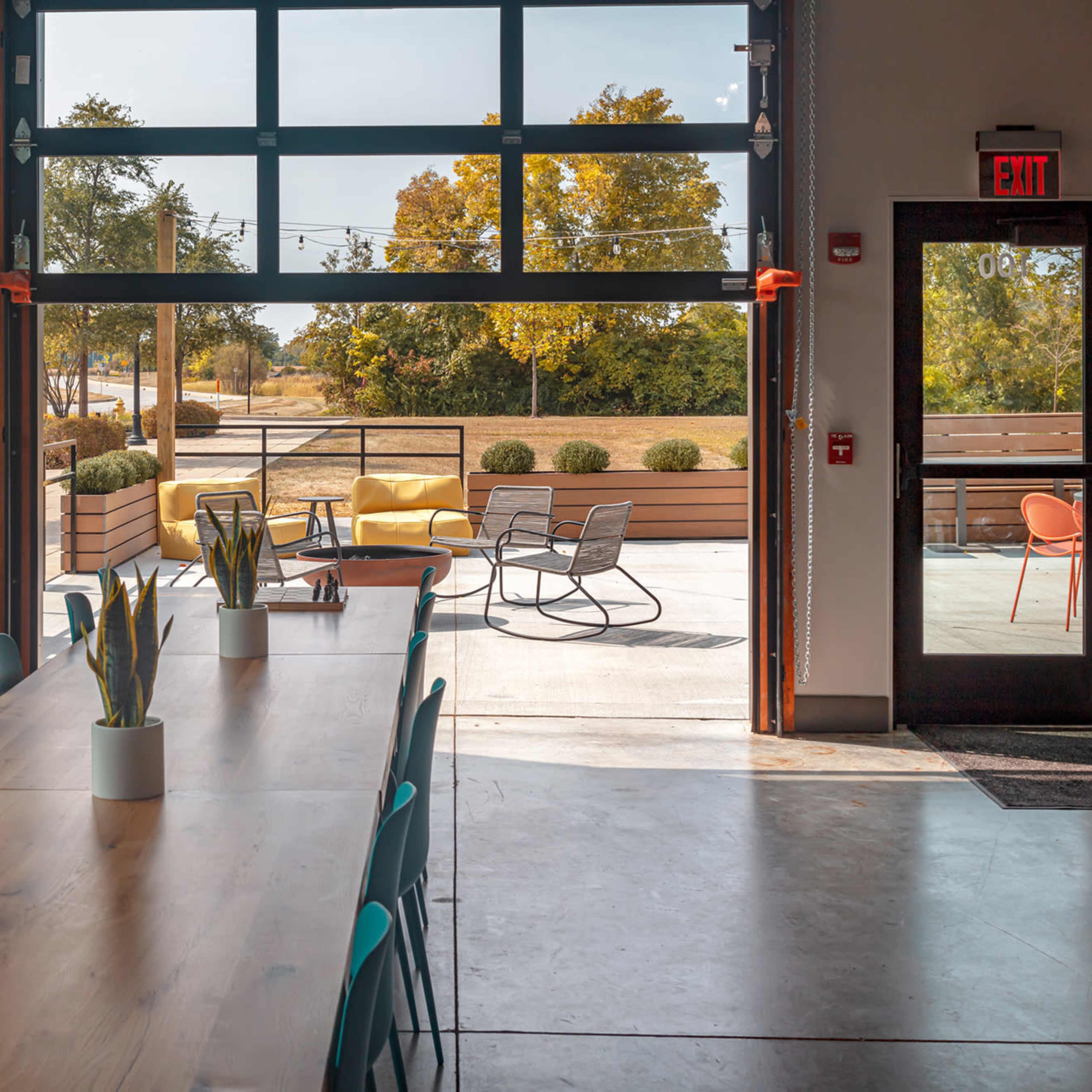 Spacious Inside/Outside Event Space with Patio and Fire Pit Image in Fall Creek Township, Noblesville, IN