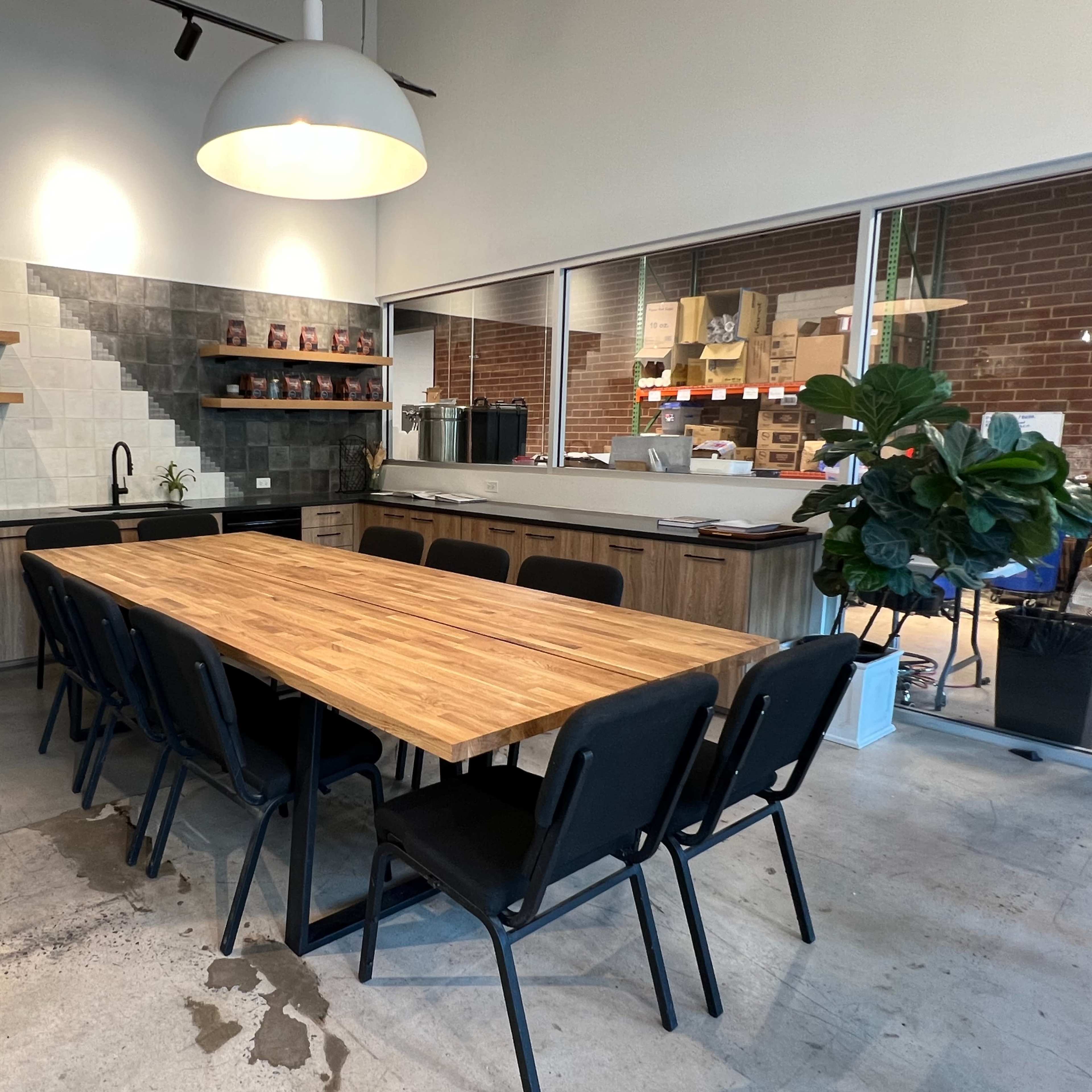 Glass Conference Room at Platform Coffee + Kitchen Image in Seversville, Charlotte, NC