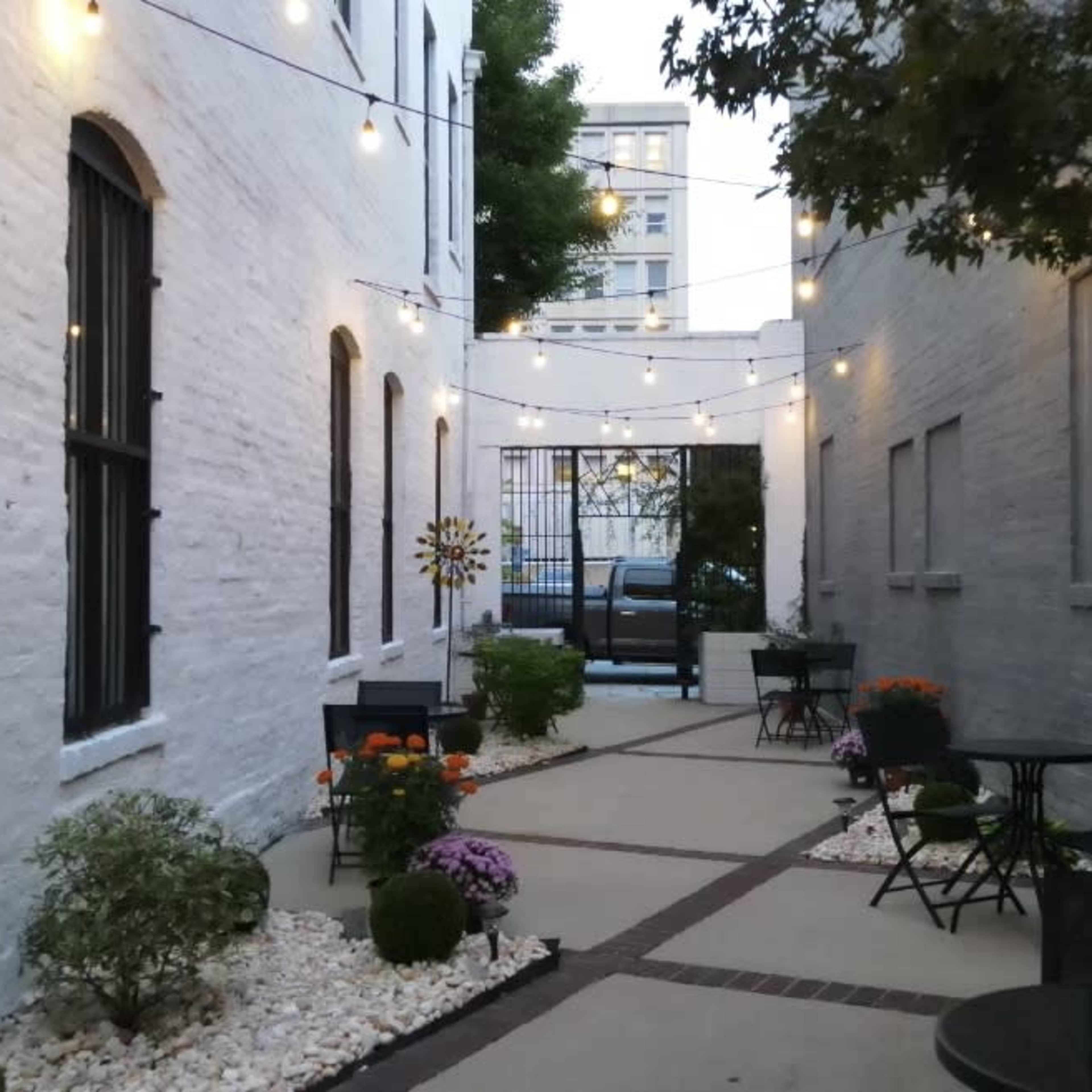Urban Flora Courtyard Garden Image in Downtown, Raleigh, NC