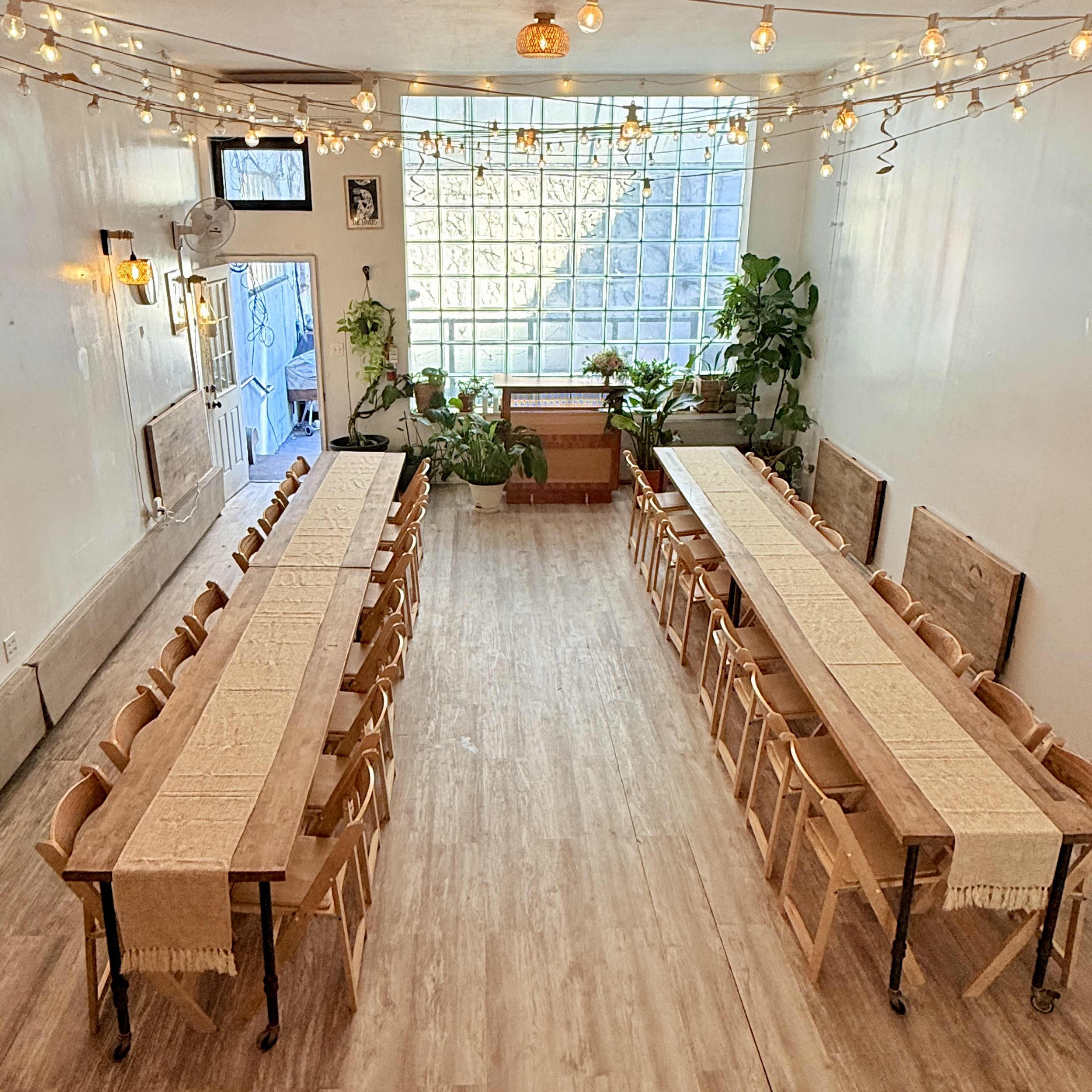 Spacious Williamsburg Venue with Backyard Oasis Image in Williamsburg, Brooklyn, NY