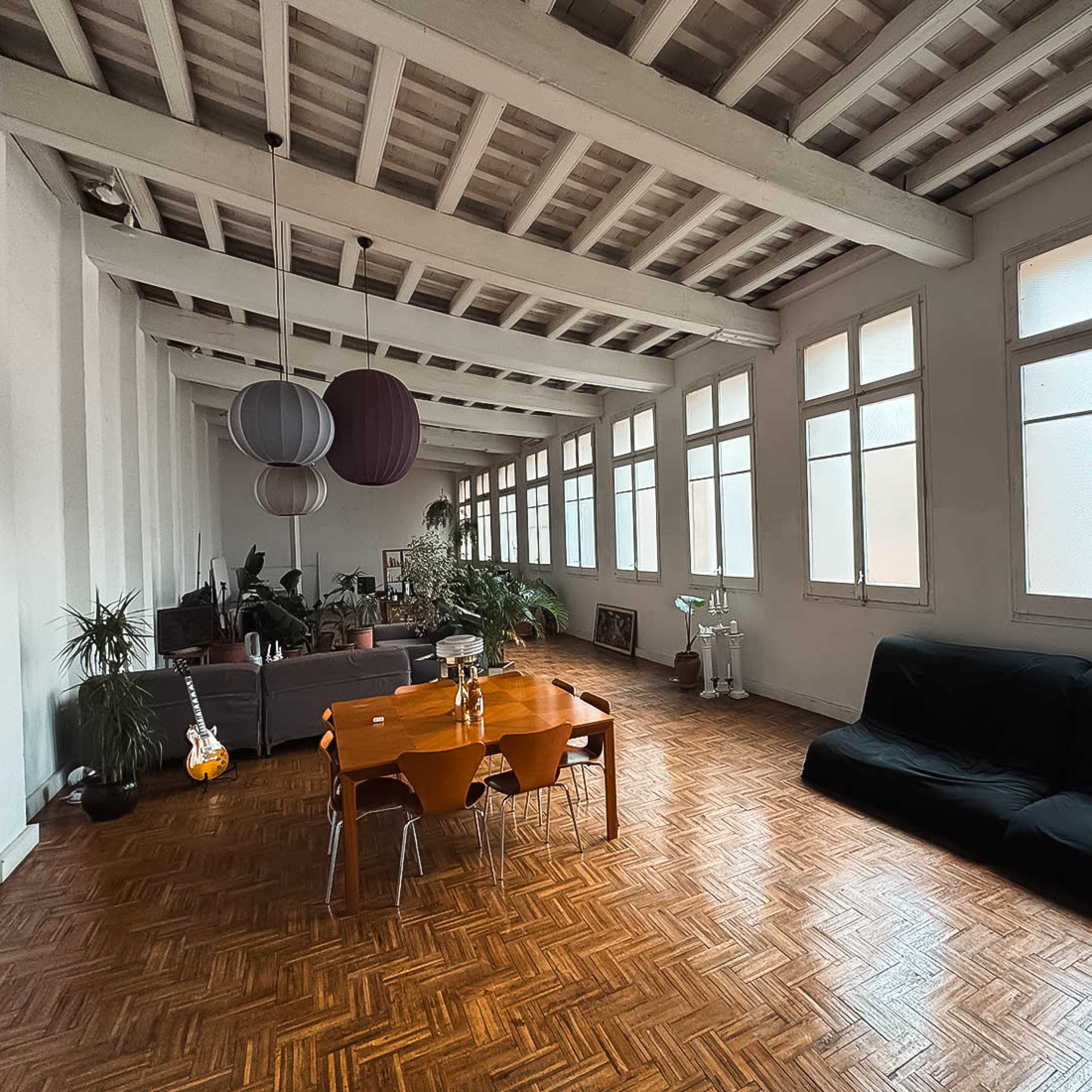 Bright & Versatile Studio Loft in Barcelona center with Terrace, Kitchen, Bathroom & Bed for Photoshoots Imagen en Sant Pere, Barcelona, CT