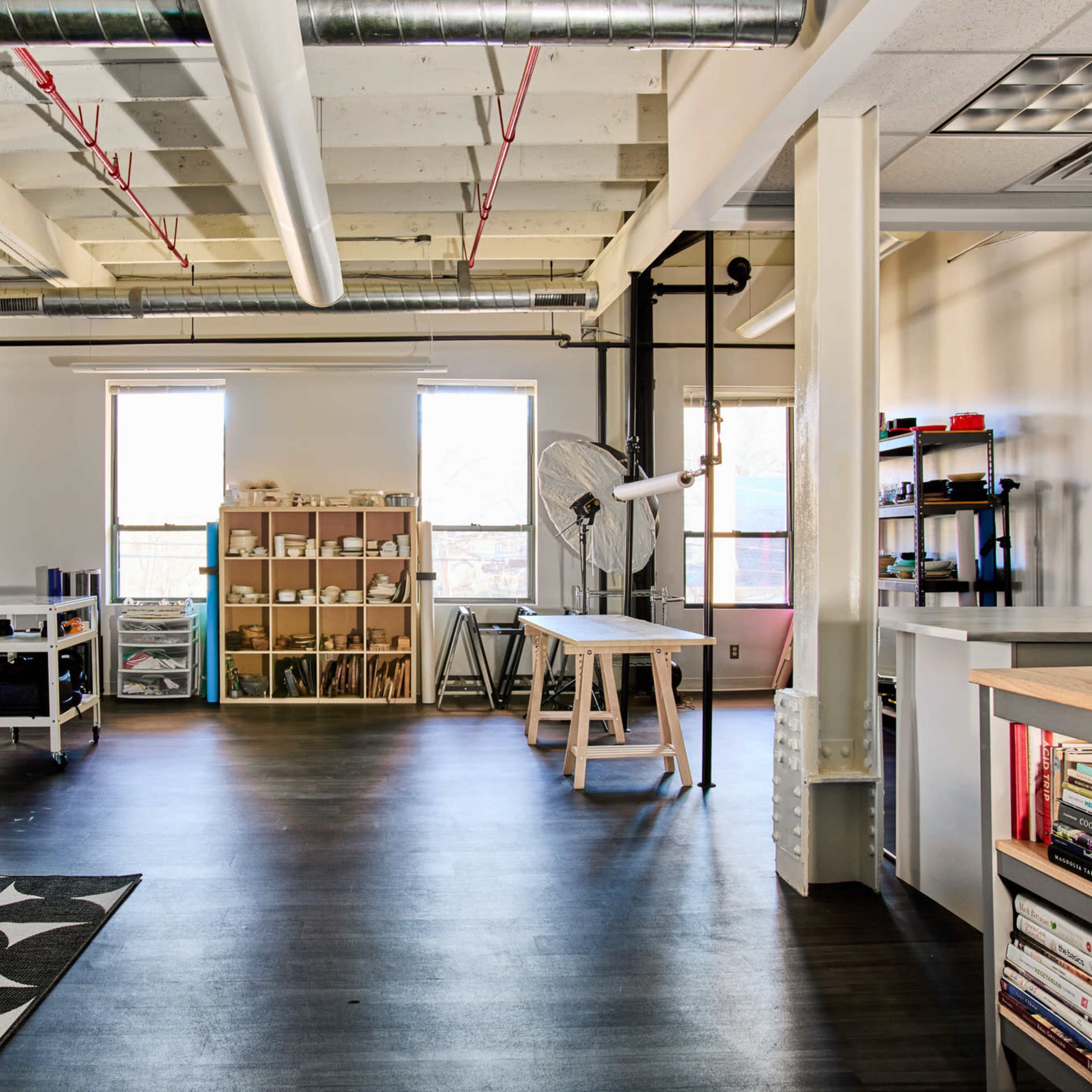 Spacious Industrial Loft Studio in Downtown Maplewood – Perfect for Food  & Portrait Photography Image in Maplewood, Maplewood, NJ