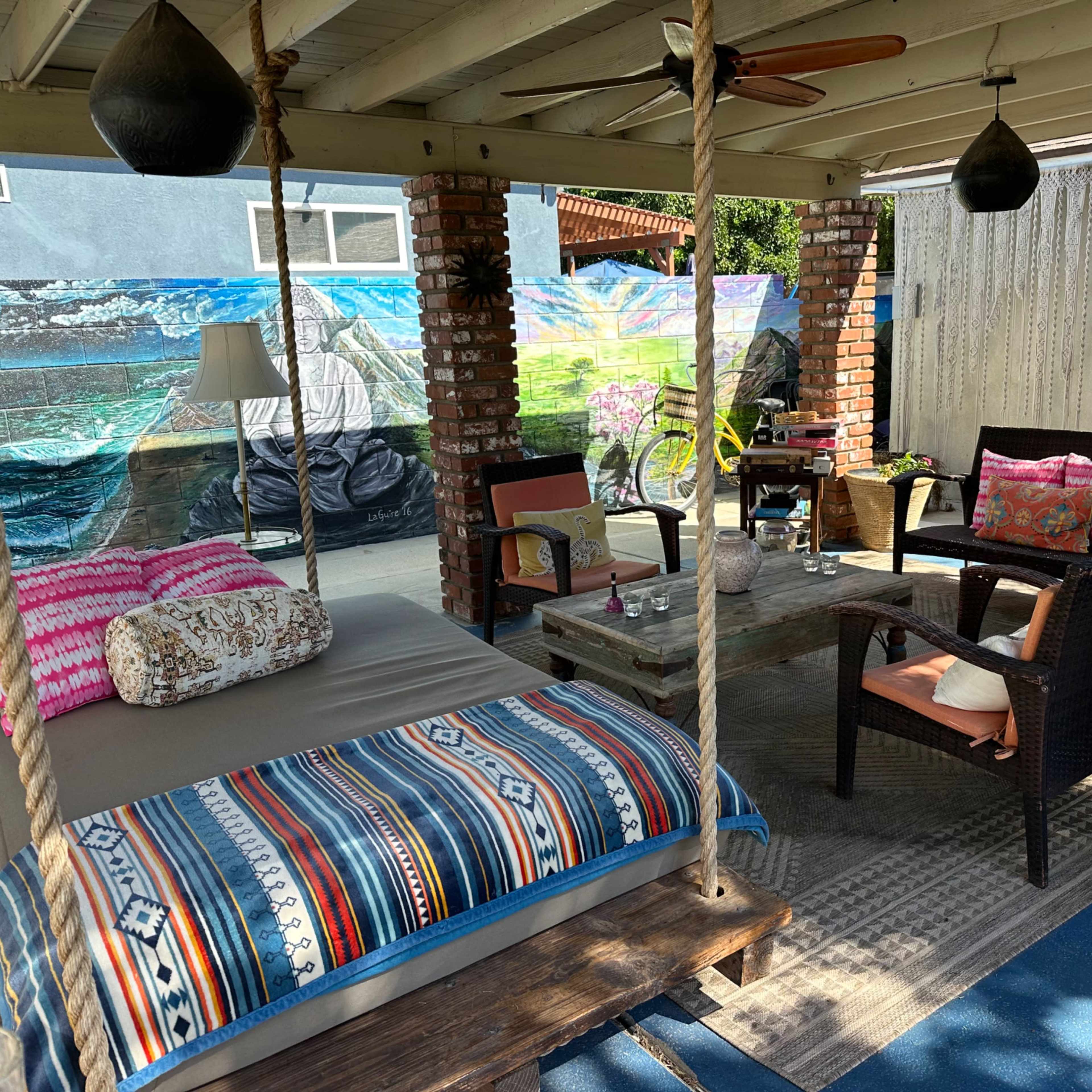 “Charming Backyard Oasis with Pool and Cozy Guest House” Image in Reseda, Los Angeles, CA