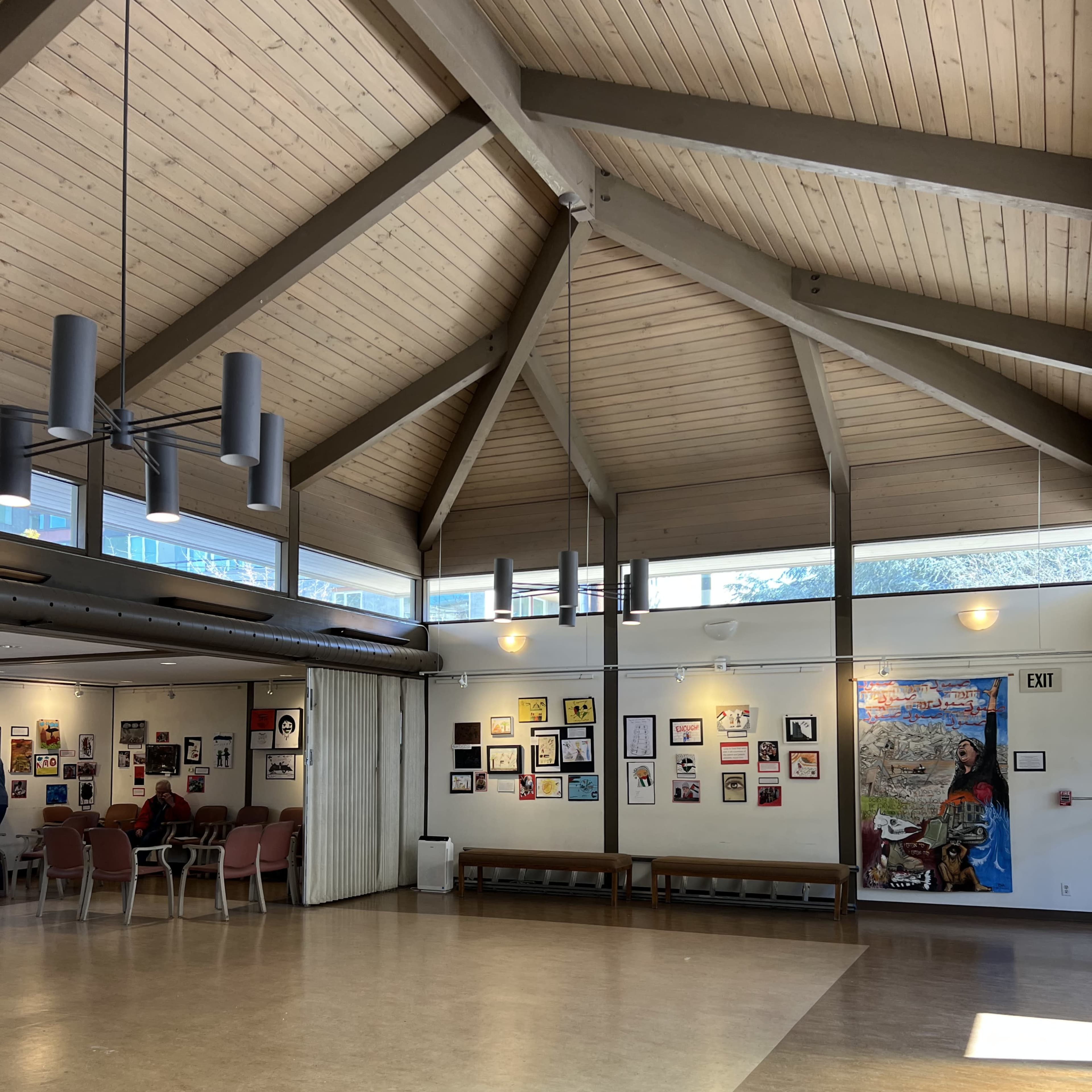 Light Filled and Functional Social Hall and Kitchen Image in University District, Seattle, WA