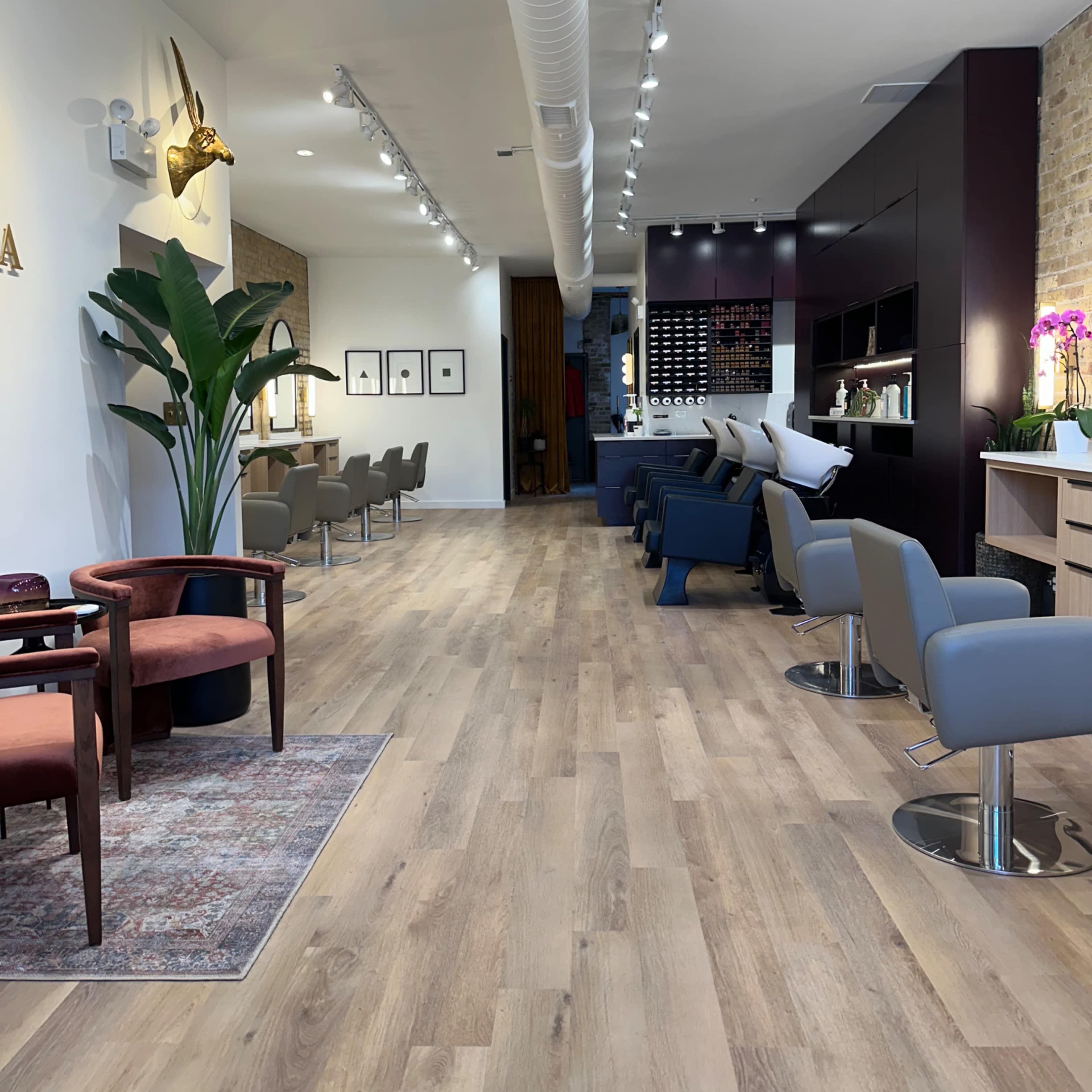 Stylish West Loop Designer Hair Salon Image in Near West Side, Chicago, IL