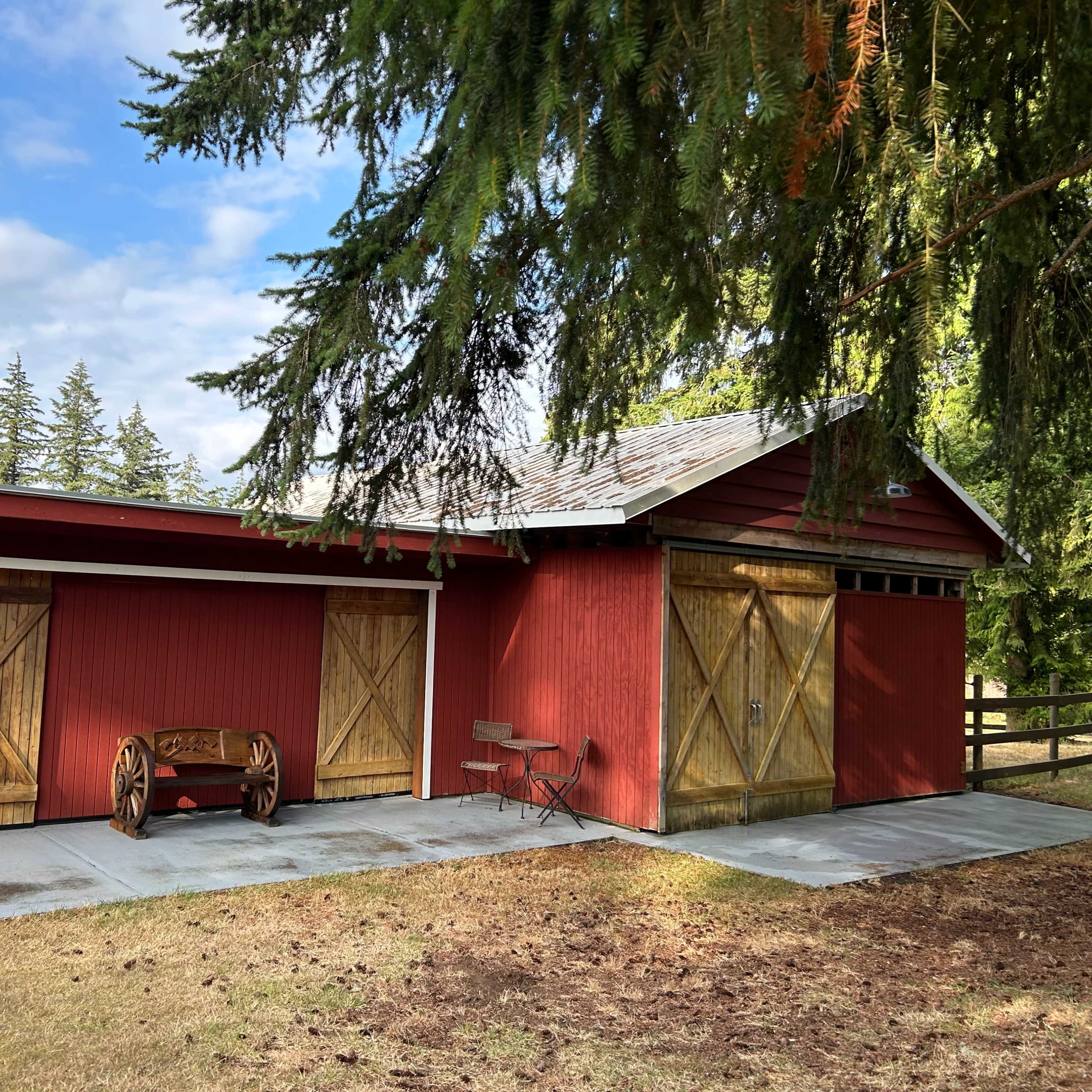 Rustic Horse Barn With Unique Wine Tasting Room. Image in East Hill-Meridian, Kent, WA