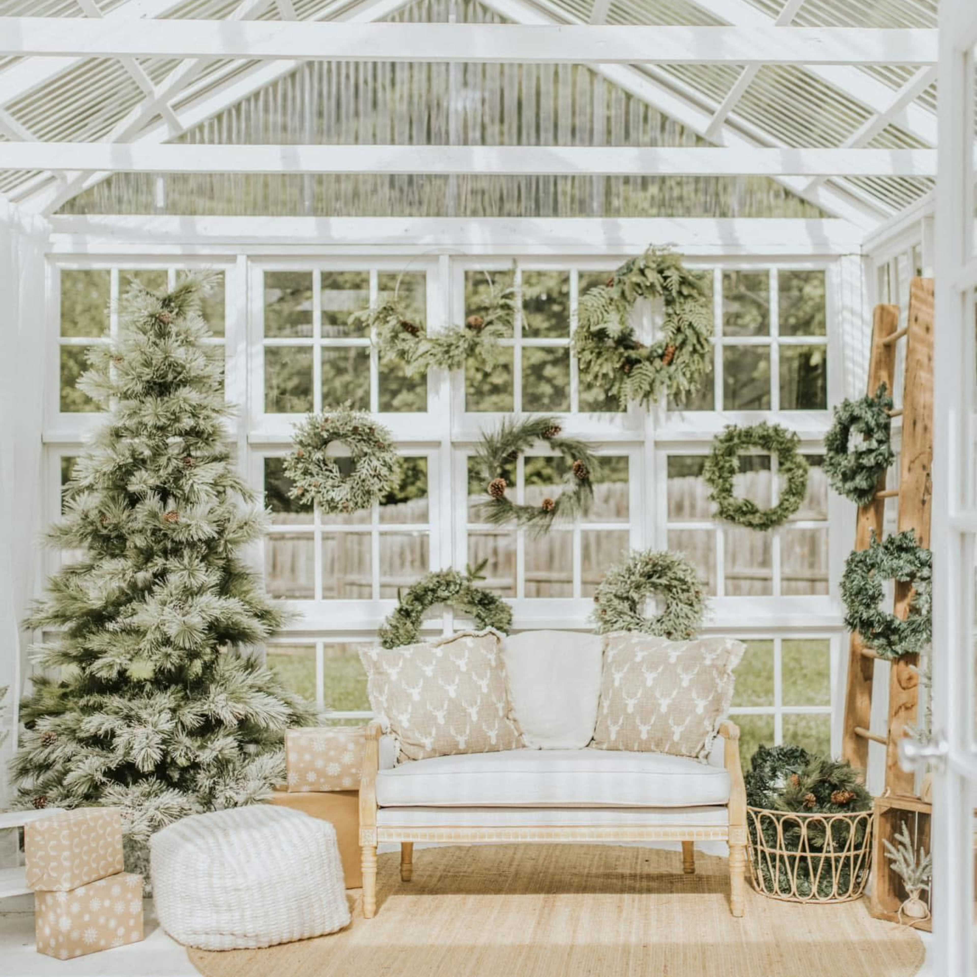 All glass greenhouse in open field country setting Image in Scott Township, Bethel, OH