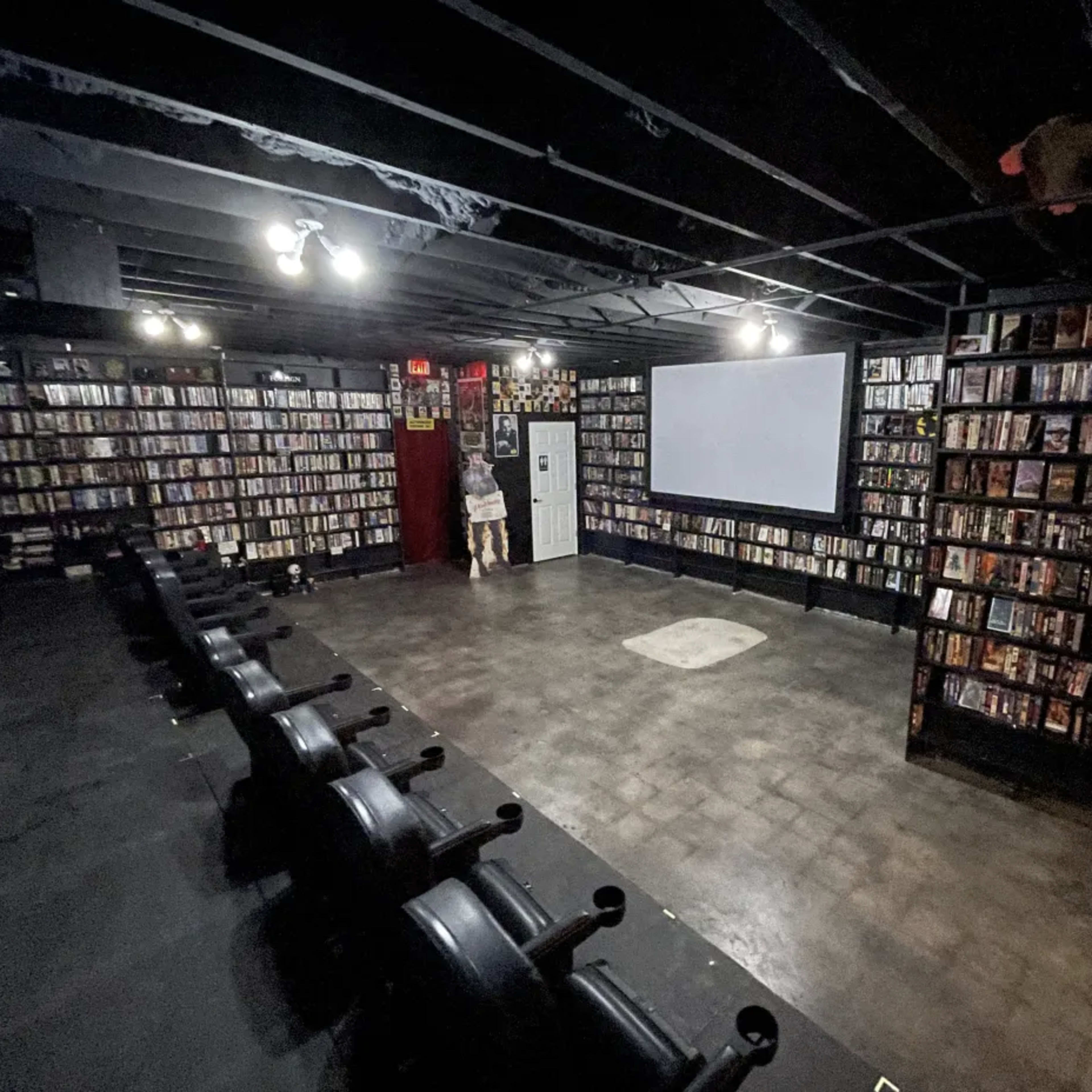 Rent an Entire Video Store with Built in Micro Cinema Theatre Image in North Loop, Austin, TX