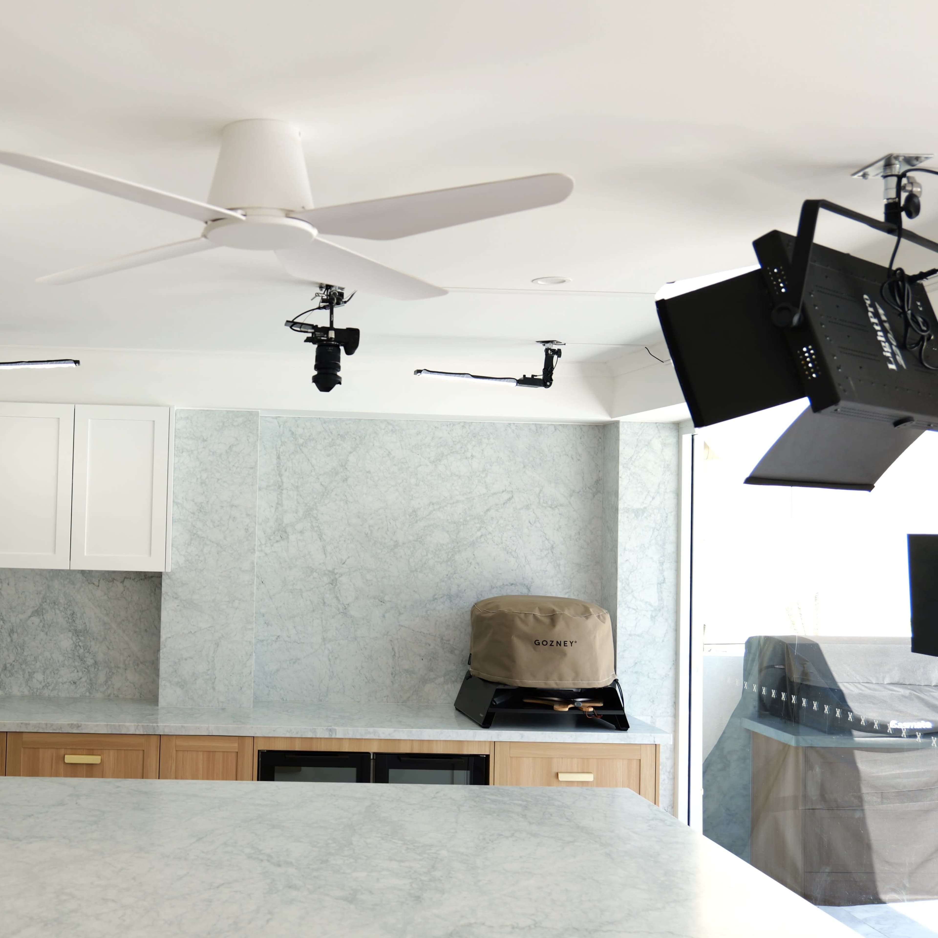 Coastal Studio Kitchen Marble Modern Image in Shell Cove, Wollongong, NSW