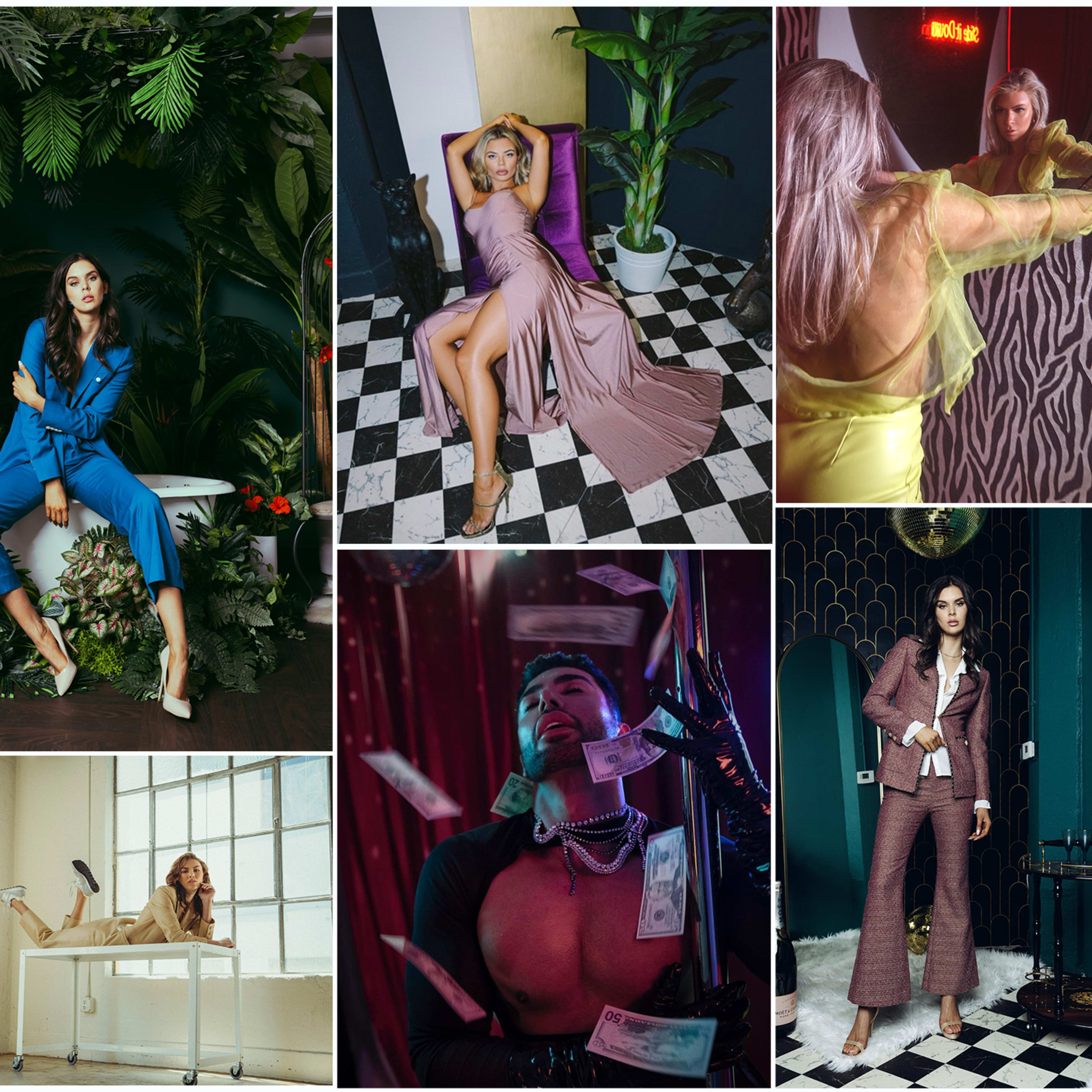 4-Room Multi-Set Studio (Art Deco, Tropical Bath, Red XO Room) - The LA Creative Image in Central LA, Los Angeles, CA