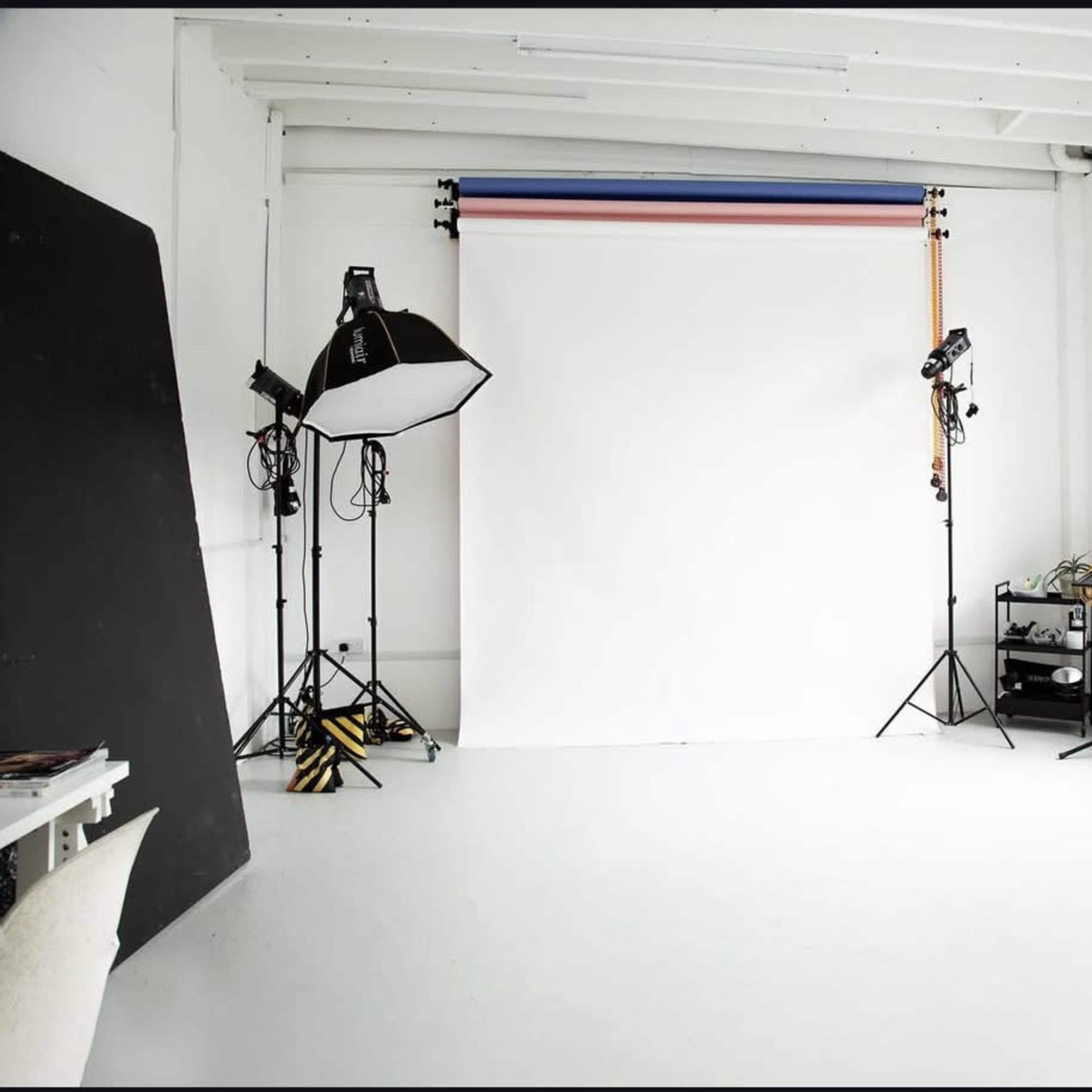 Natural light victorian warehouse photo studio Image in Hackney, London, England