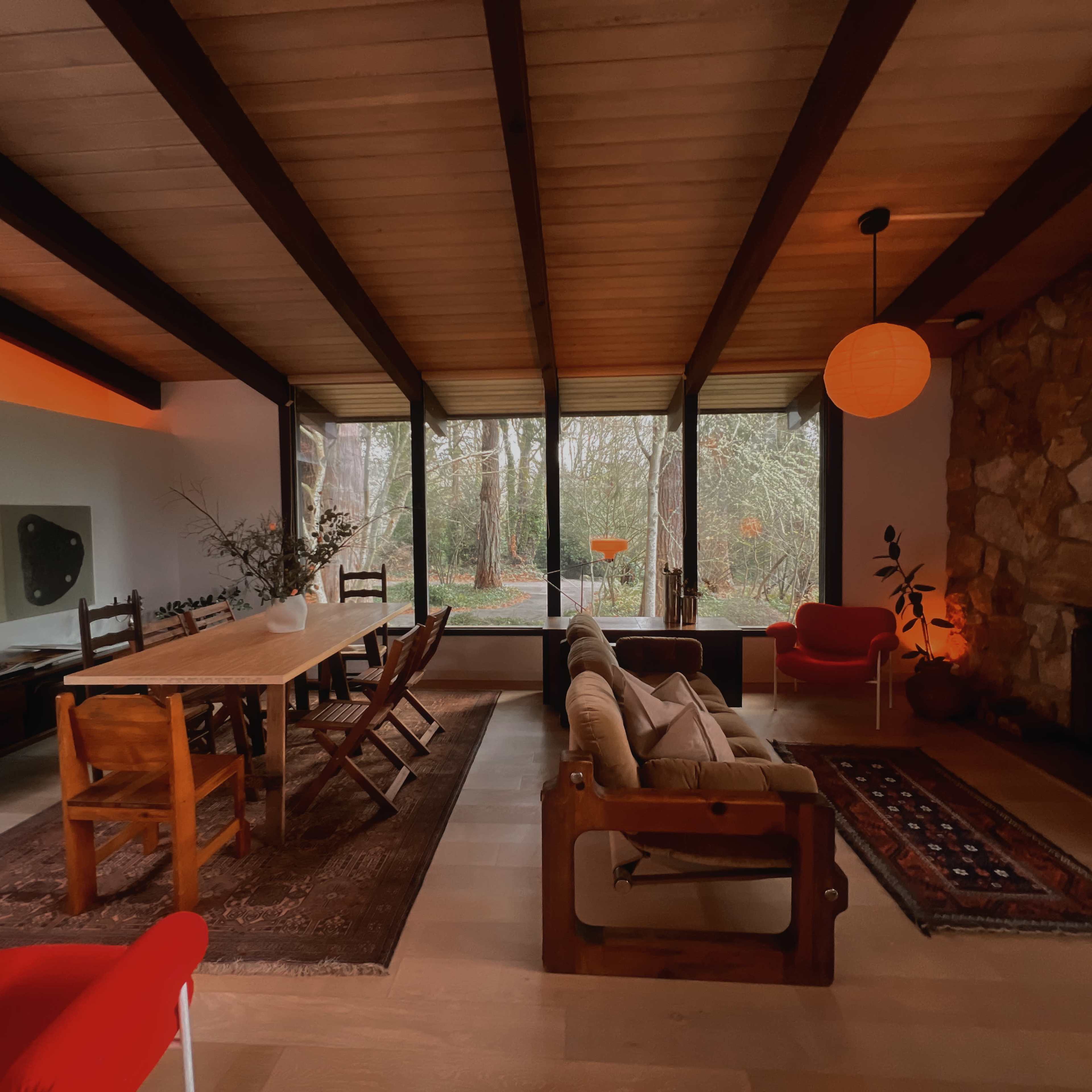 Secluded Midcentury Modern in Lush PNW with Water Access Image in Normandy Park, Normandy Park, WA