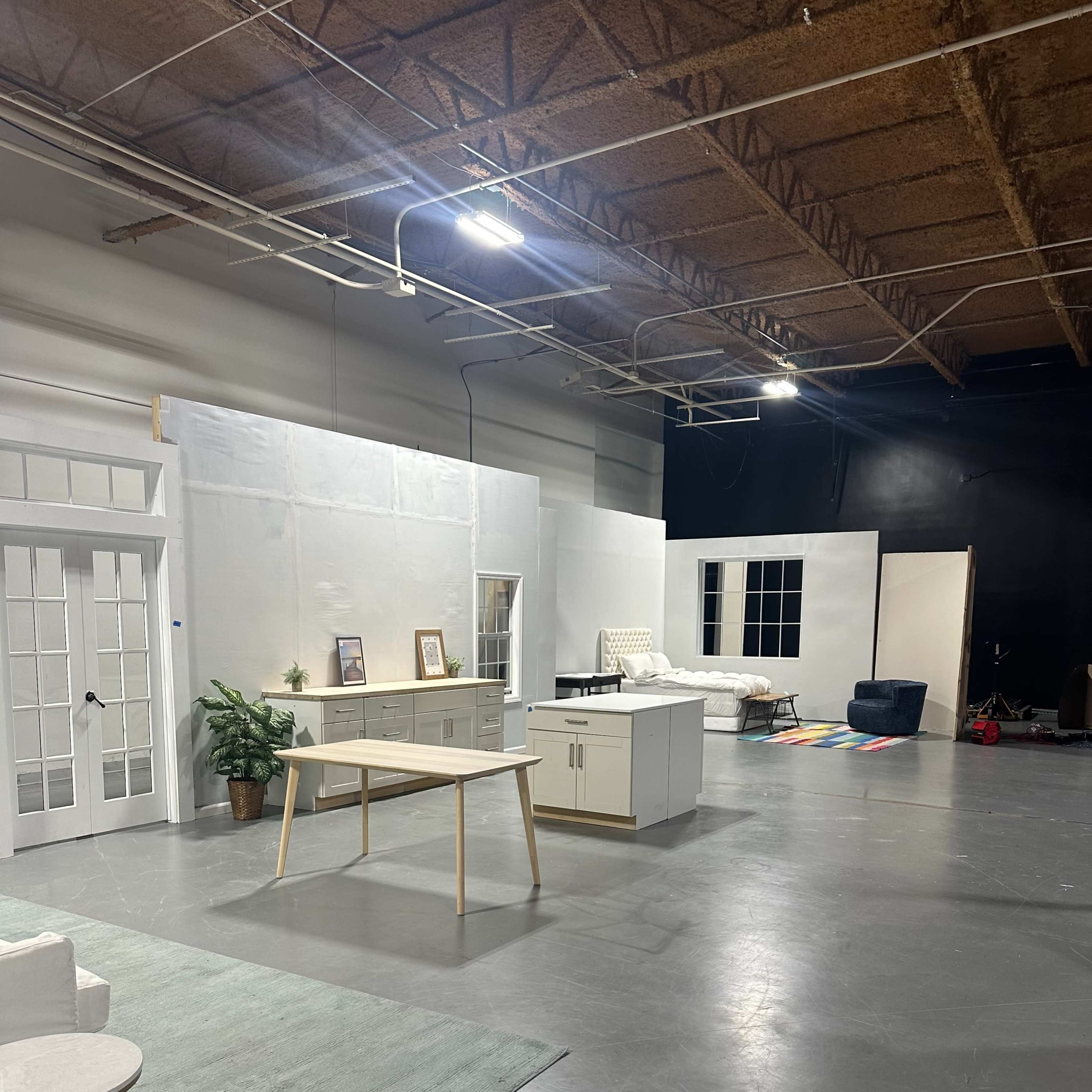 Stylized Studio Sets with a Living Room, Kitchen, & Bedroom Image in Brookhollow West, Houston, TX