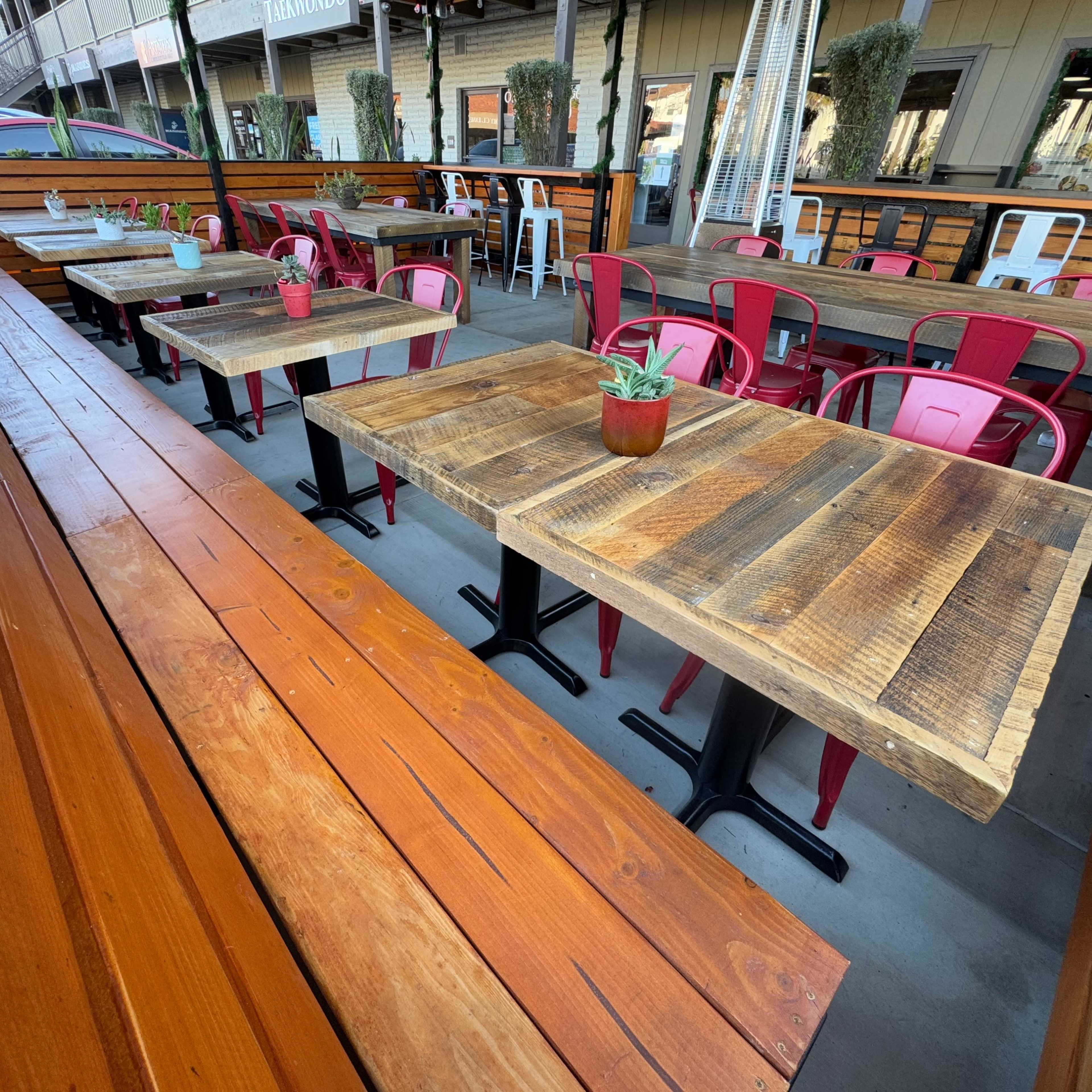 Industrial-Inspired Patio Image in Mesa Verde, Costa Mesa, CA