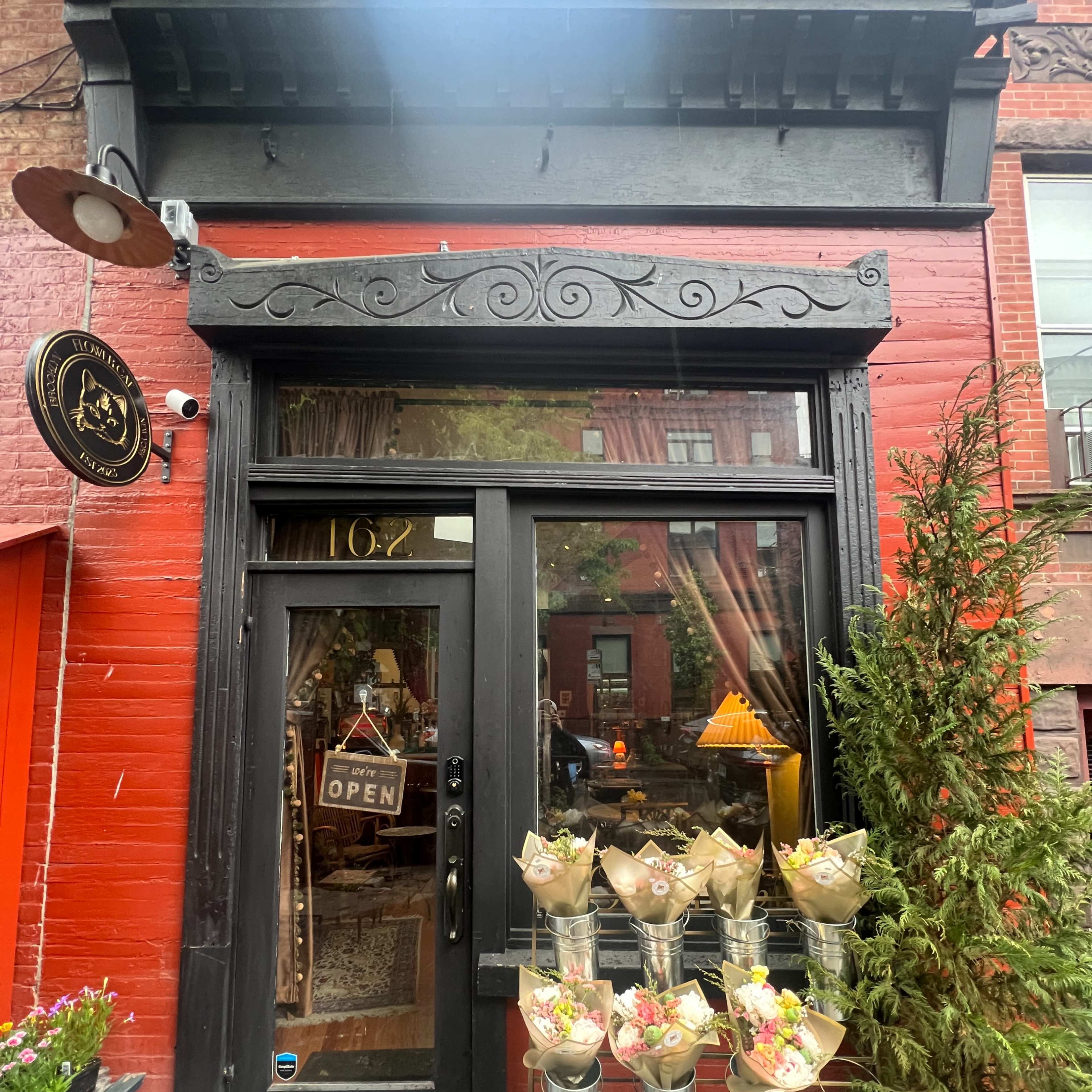 frenchie, romantic, and cozy cafe/flower shop in greenpoint Image in Greenpoint, Brooklyn, NY