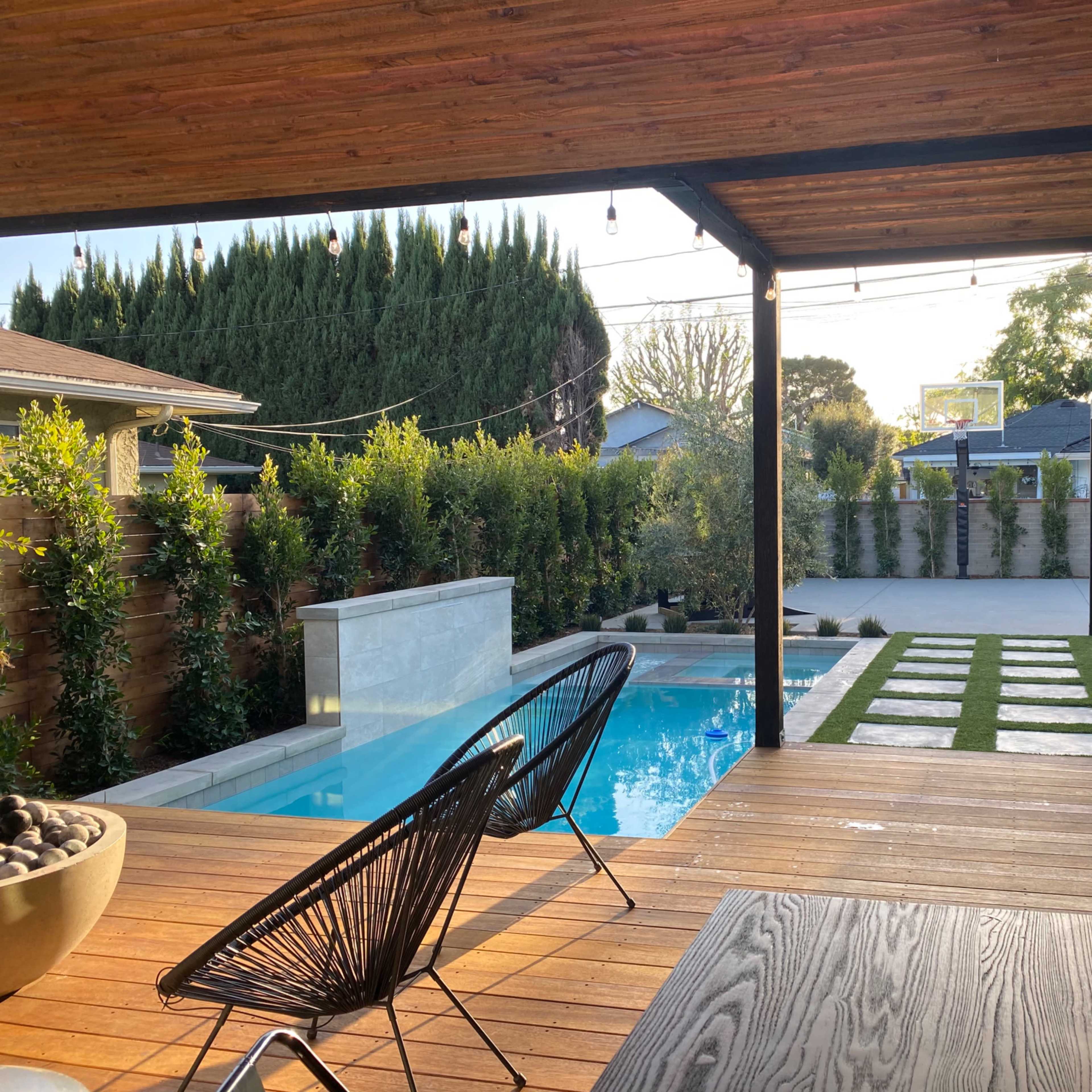 Warm contemporary luxury home with pool and gym Image in Lakewood Village, Long Beach, CA