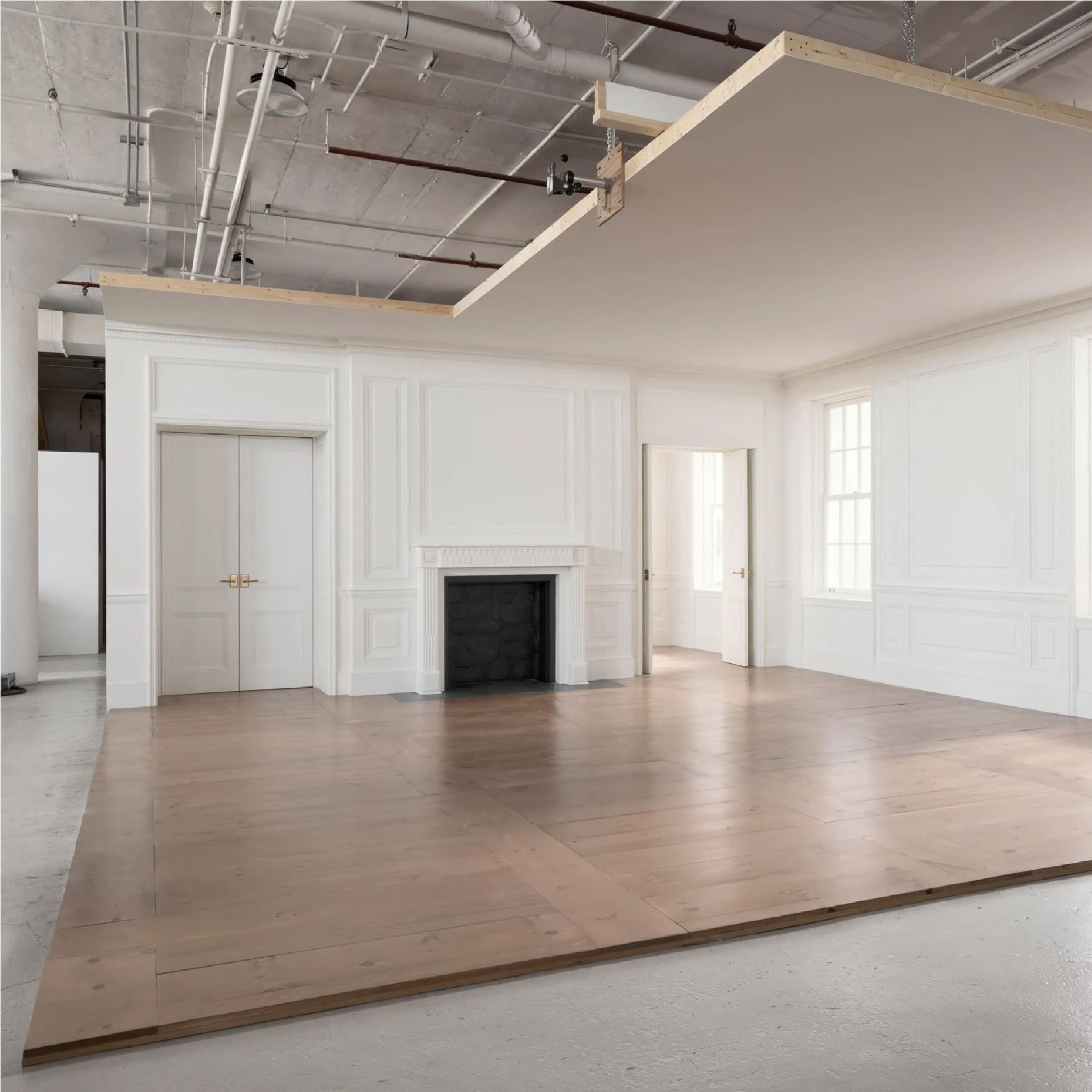Pre-Built Set in Studio: Ornate Townhouse Image in Long Island City, Queens County, NY