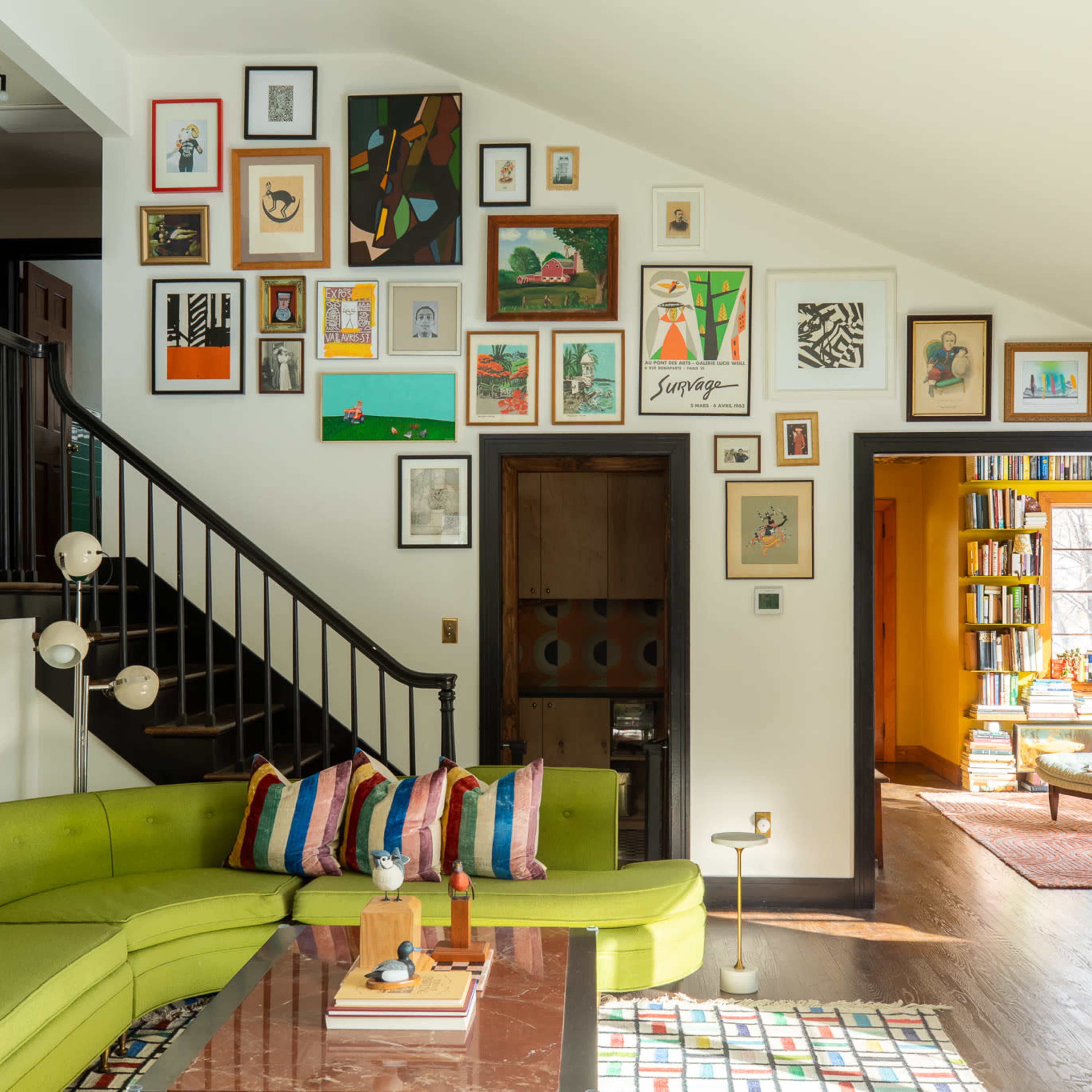 Colorful mid-century home w/ pool + (aging) tennis court in Hudson Valley Image in Pawling, Pawling, NY