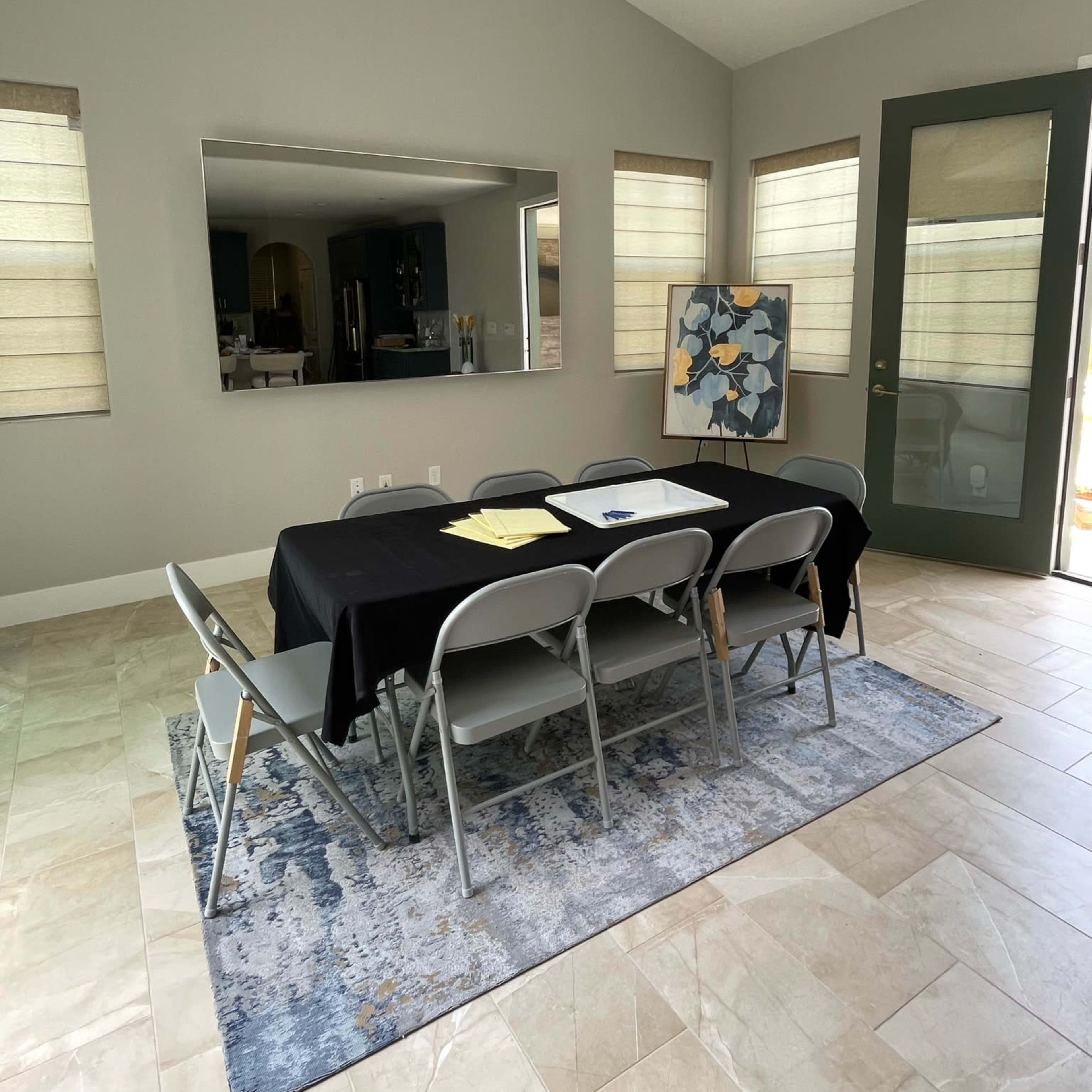Contemporary Think Tank Indoor/Outdoor West Henderson Home with Pool and Hot Tub Image in Henderson, Henderson, NV