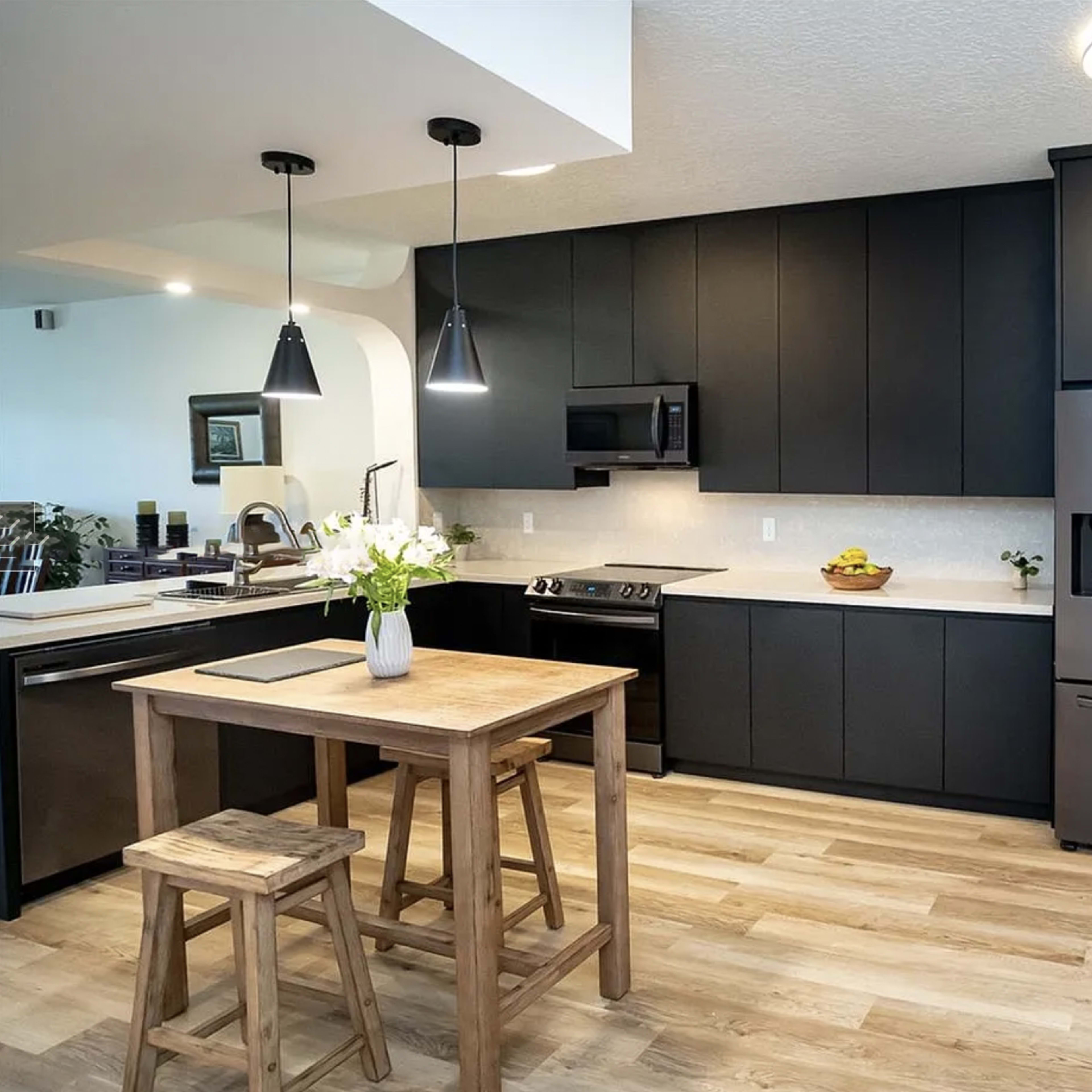 Artful Apartment with Sleek Minimalist Kitchen Image in Doral, Doral, FL