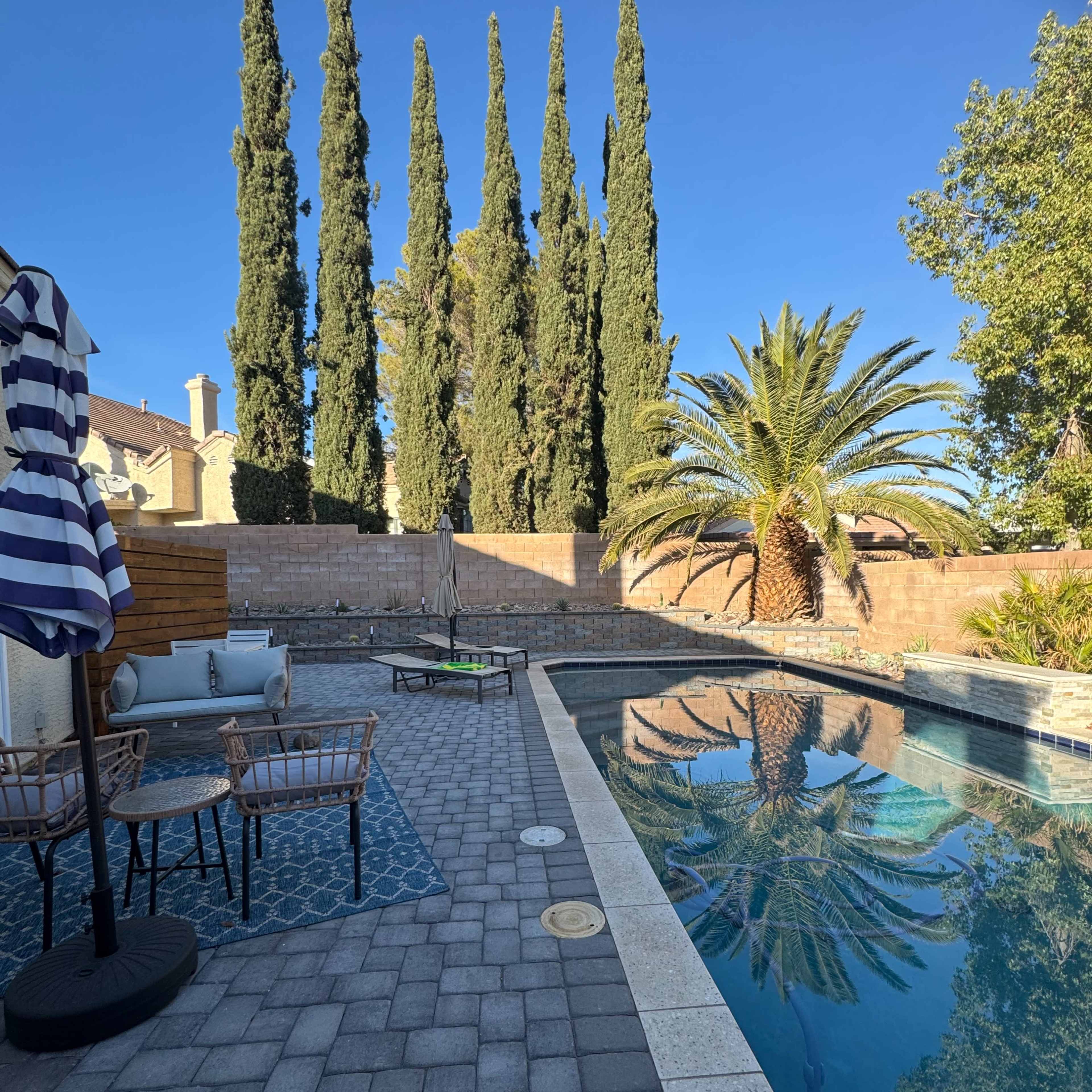 All Seasons Backyard Oasis hidden in Summerlin Image in Angel Park, Las Vegas, NV