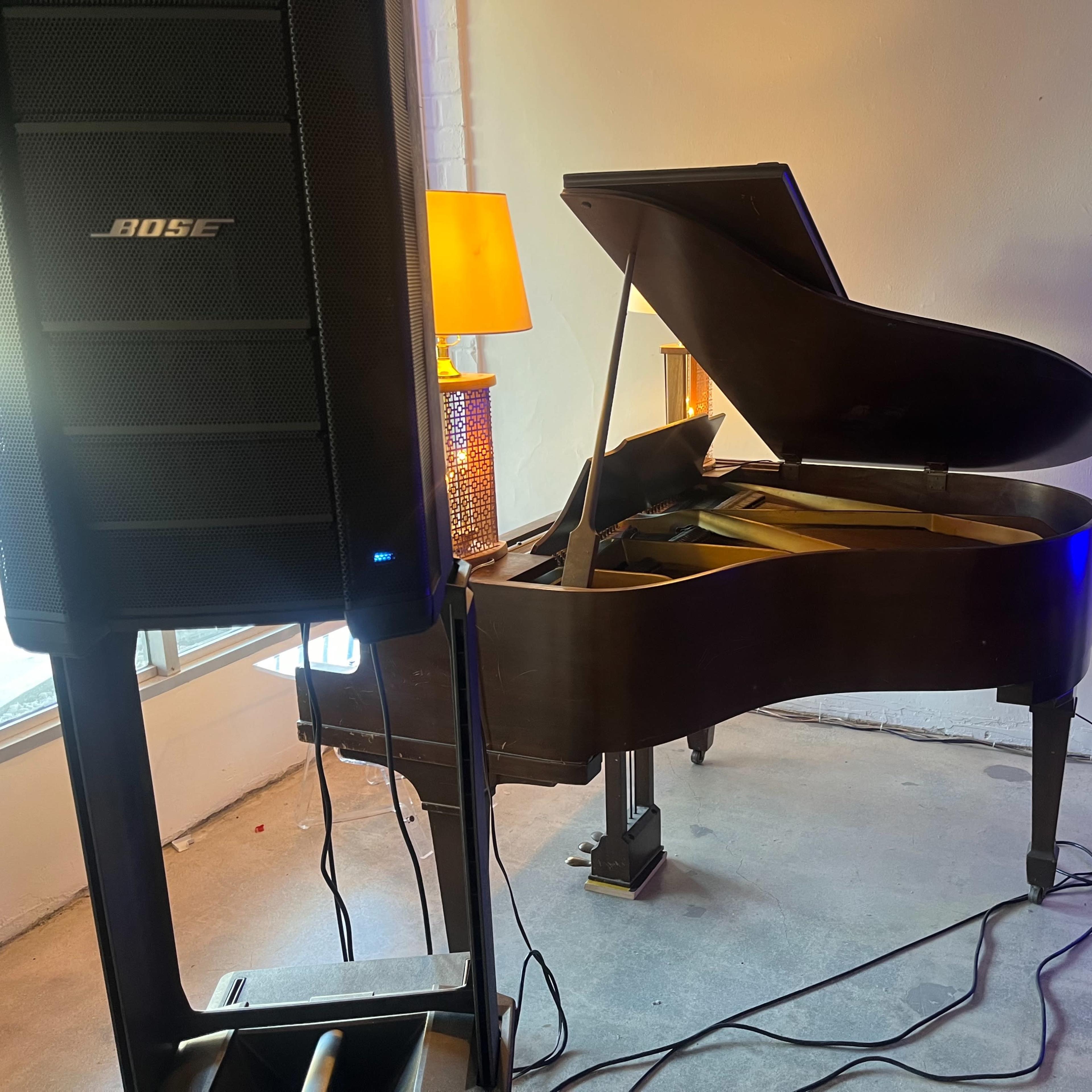 Record store and live performance event space/venue, baby grand piano, beautiful Image in Catalina Villas, Pasadena, CA