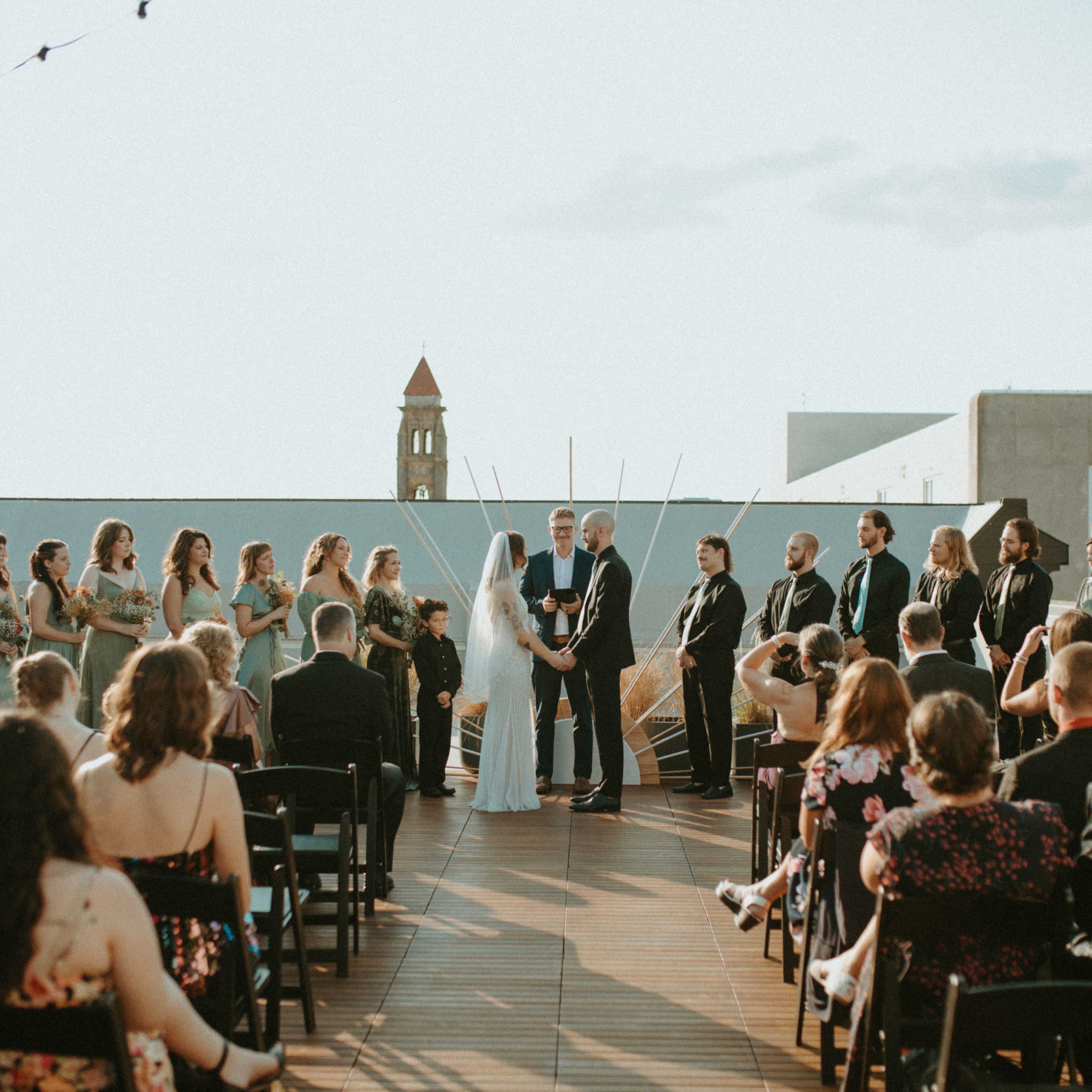 Stunning Rooftop Deck + Penthouse Event Space with City Views (Weddings + Receptions) Image in Downtown, Norfolk, VA