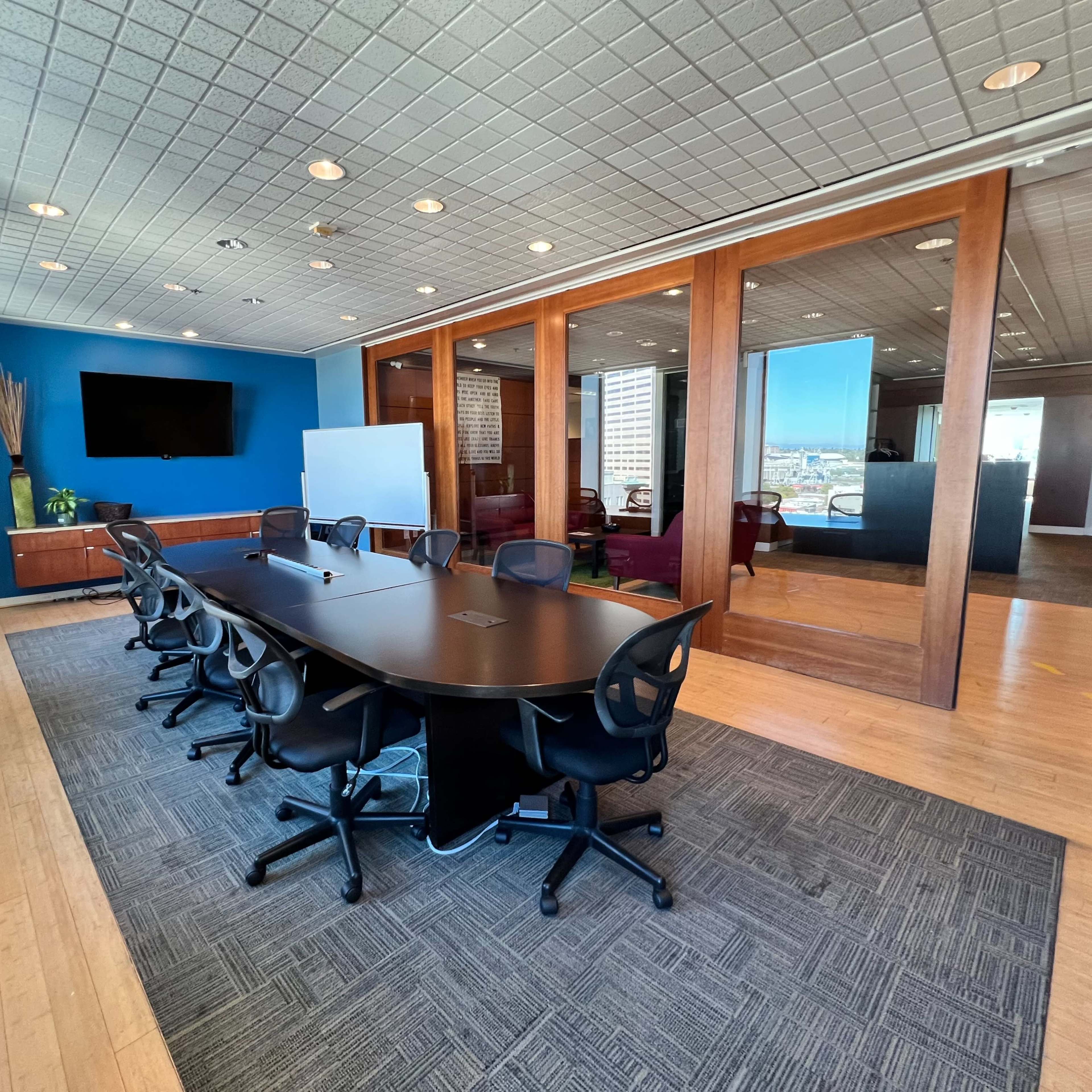 Executive Board Room Meeting Space - Views of the US Bancorp Tower & Downtown Metro Image in Southwest Portland, Portland, OR