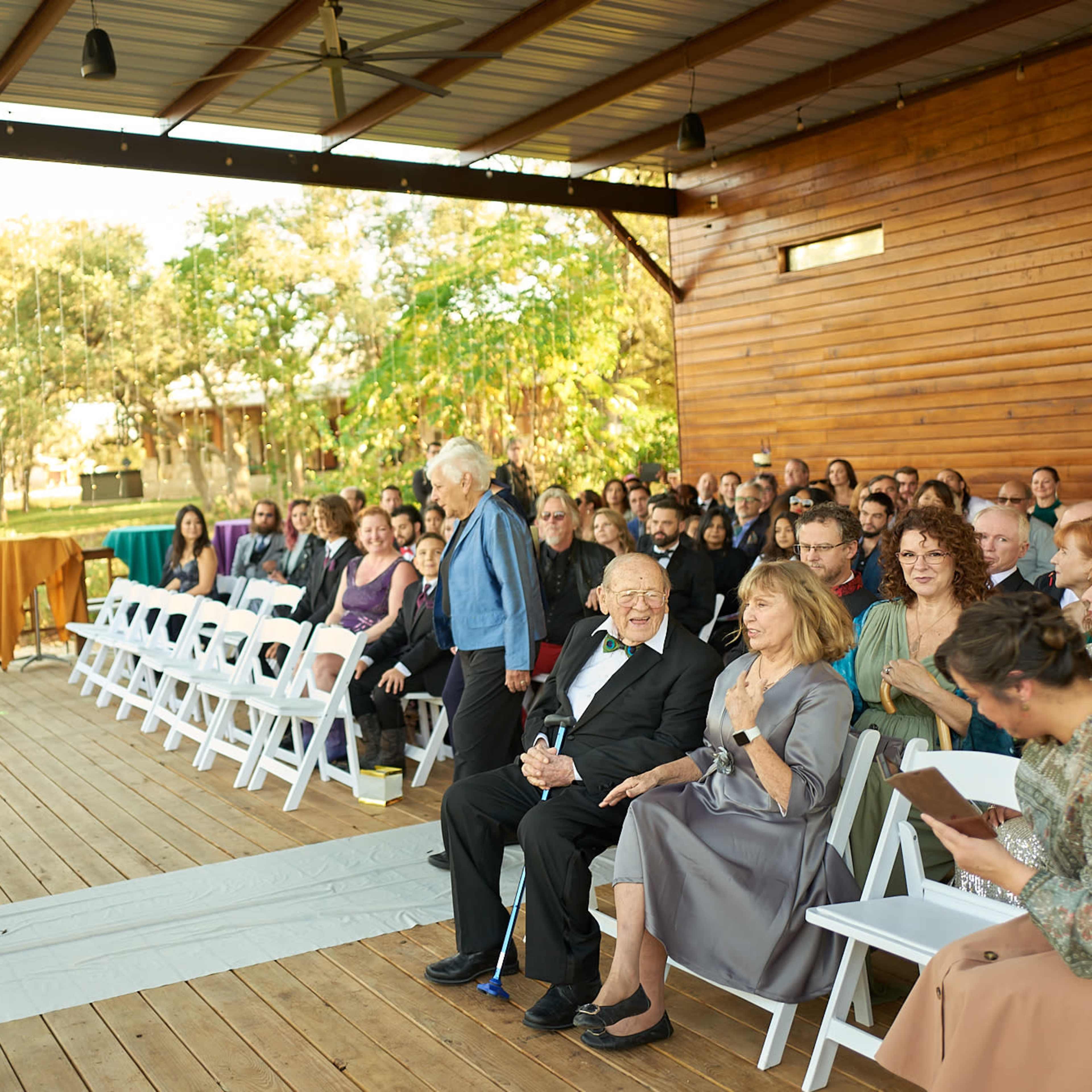 Event space overlooking our pond on 10 acre land. Image in Leander, Leander, TX