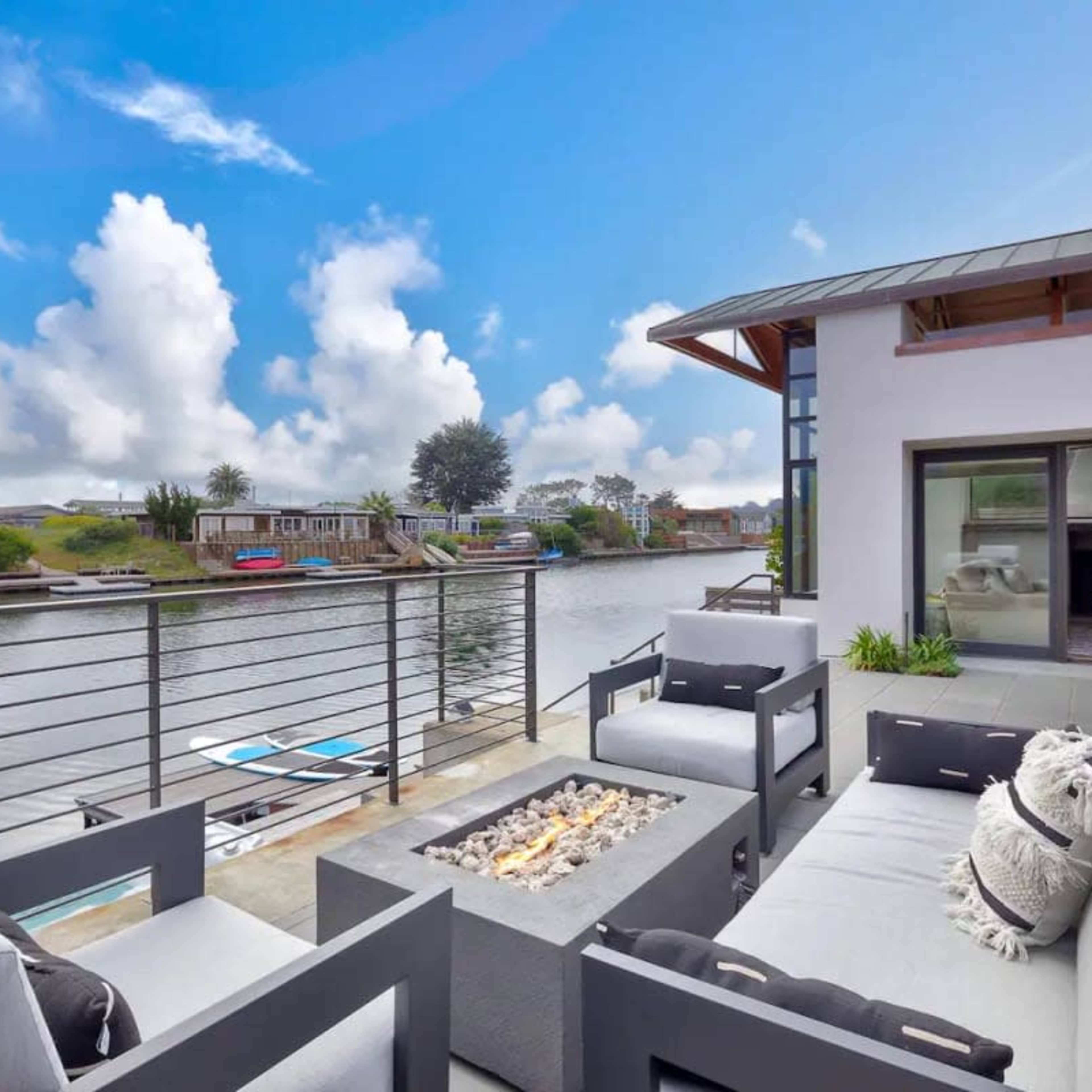 Luxury Waterfront Escape Home with Hot Tub, Firepit and many more! Image in Stinson Beach, Stinson Beach, CA