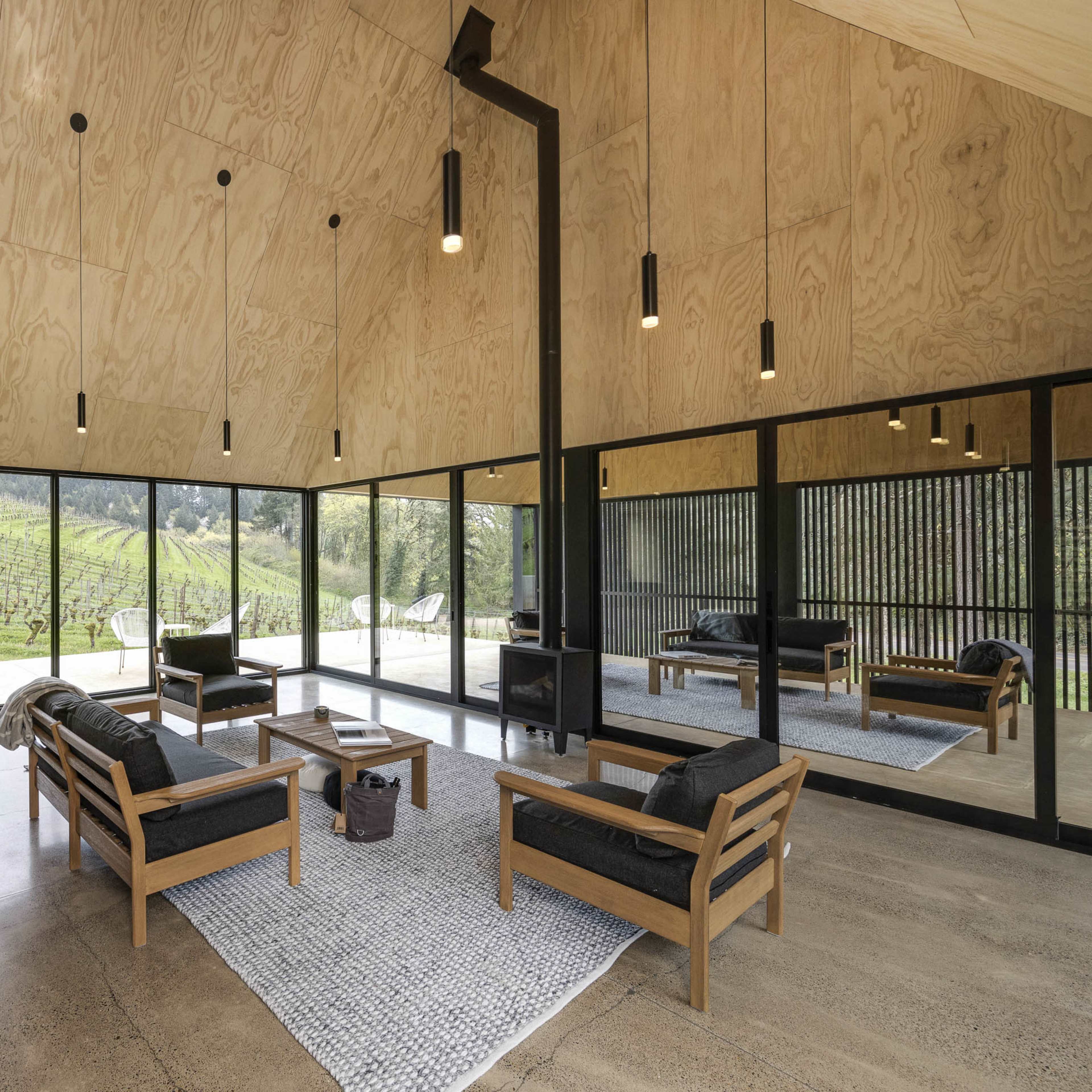 modern winery in an idyllic setting Image in , Dundee, OR