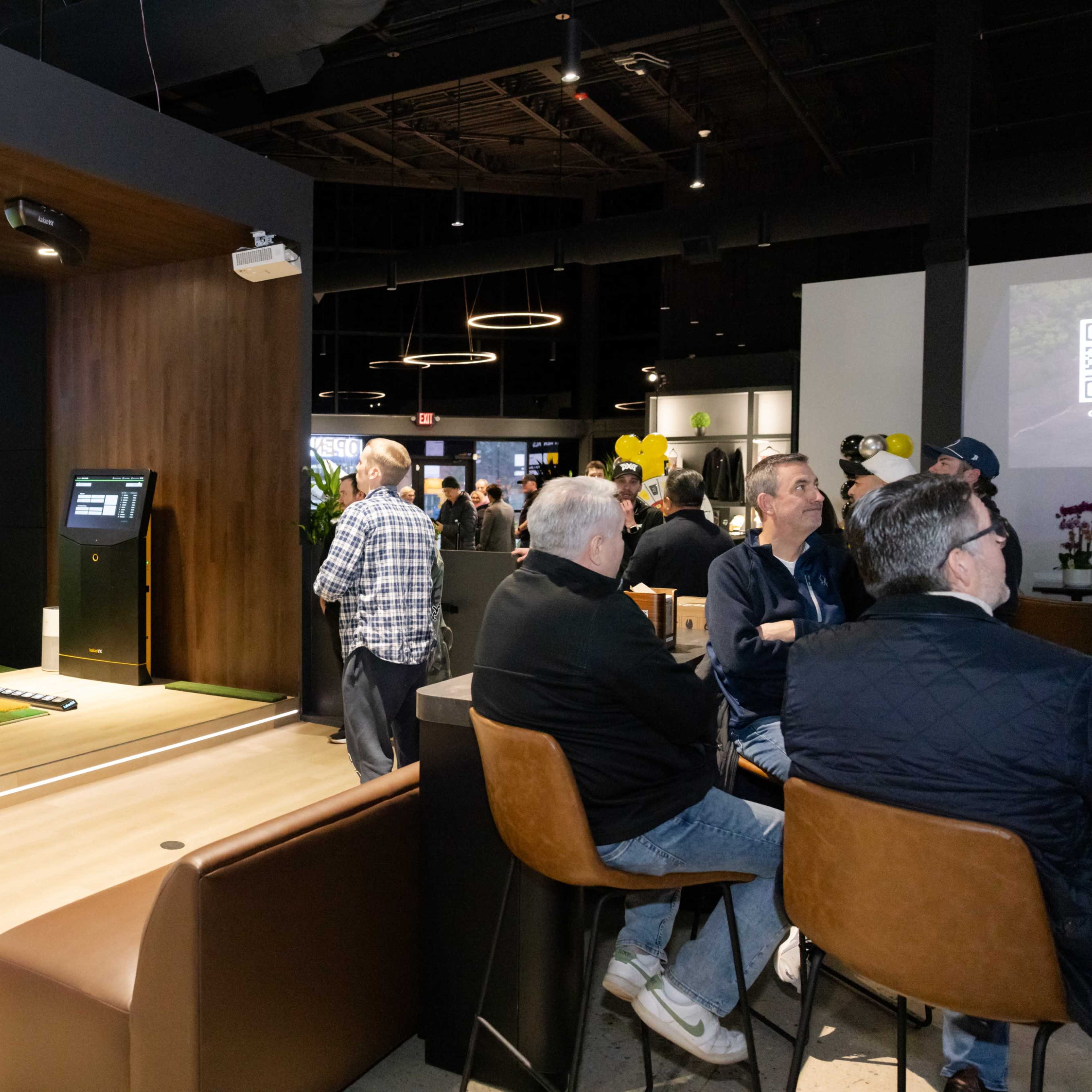 Spacious Golf Lounge with Cutting-Edge Simulators Image in Wheeling Township, Arlington Heights, IL