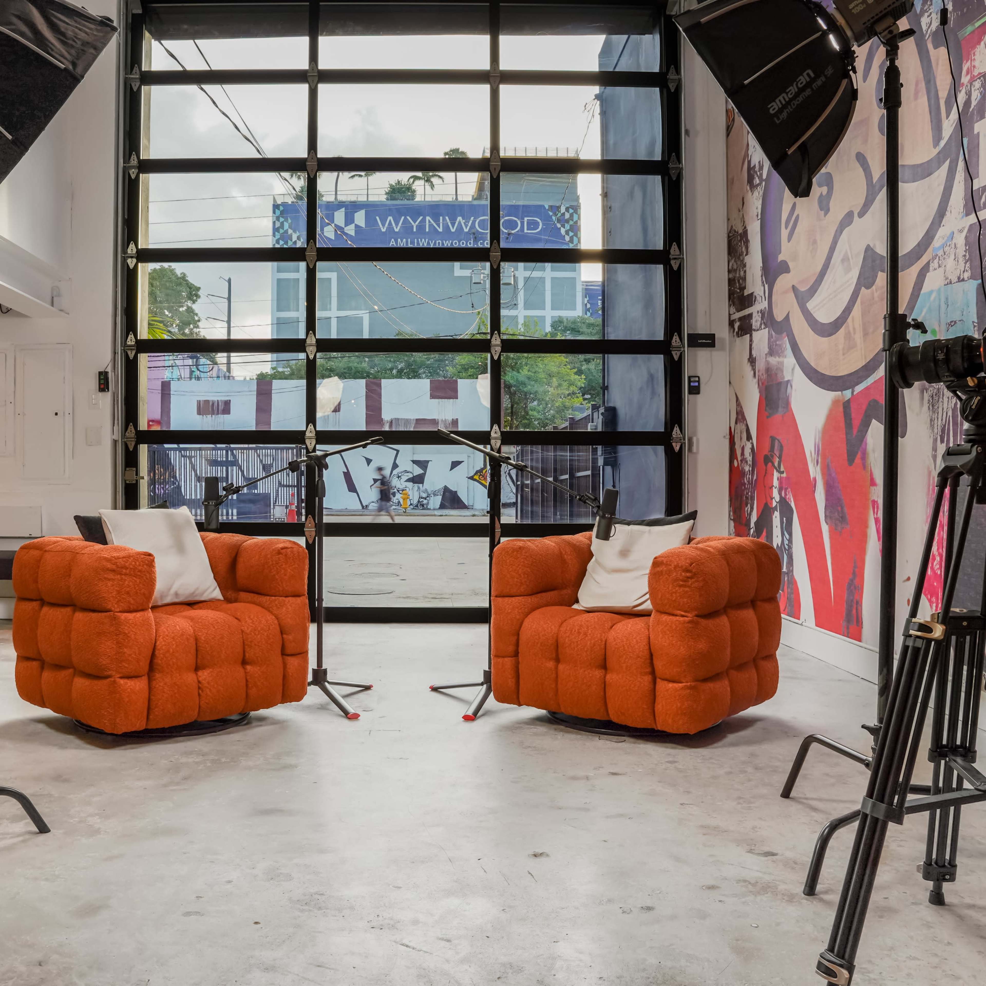 NEW Modern Podcast Space in Wynwood (Equipment & Operator included) Image in Wynwood, Miami, FL