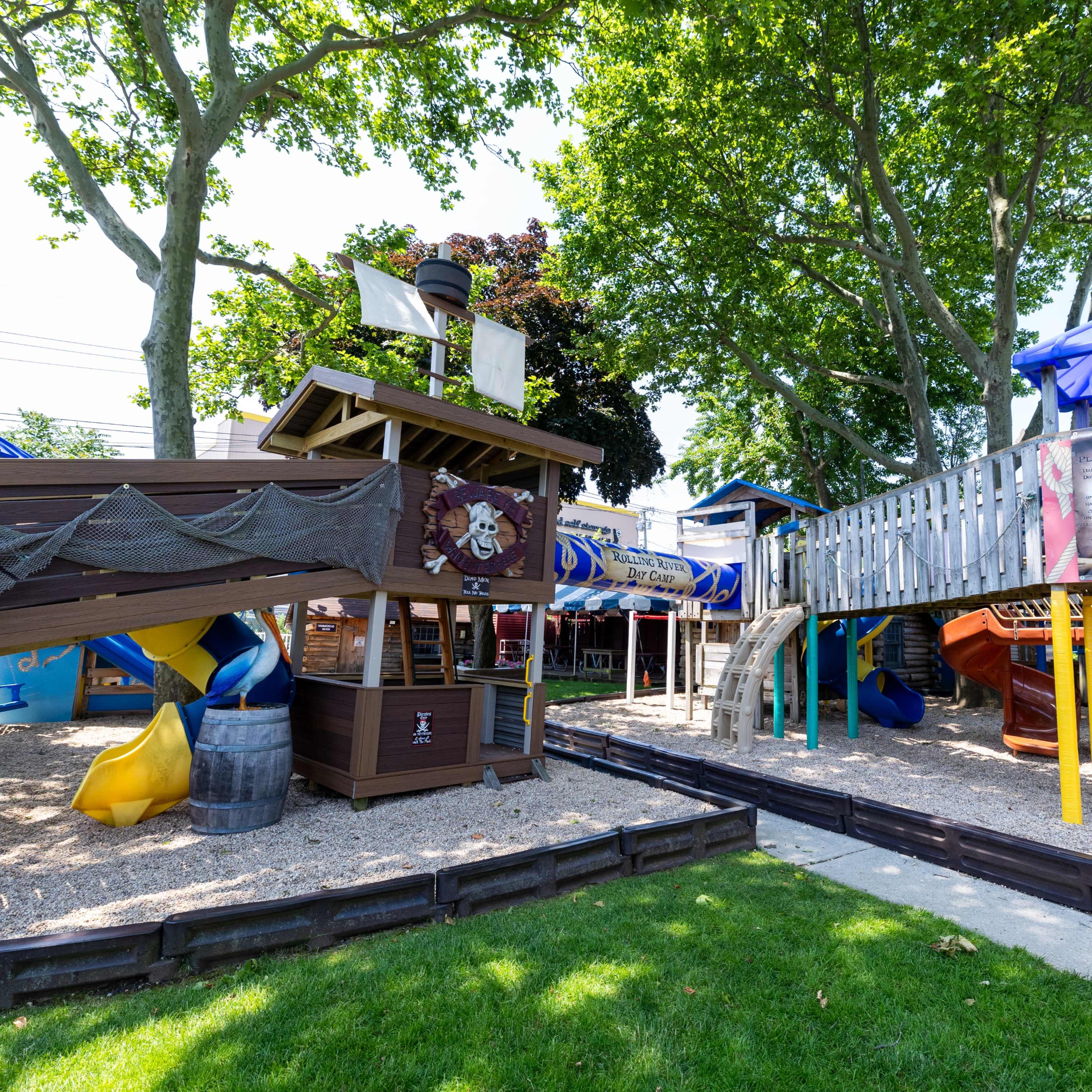 Interactive Pirate Themed Playground Image in Hempstead, East Rockaway, NY