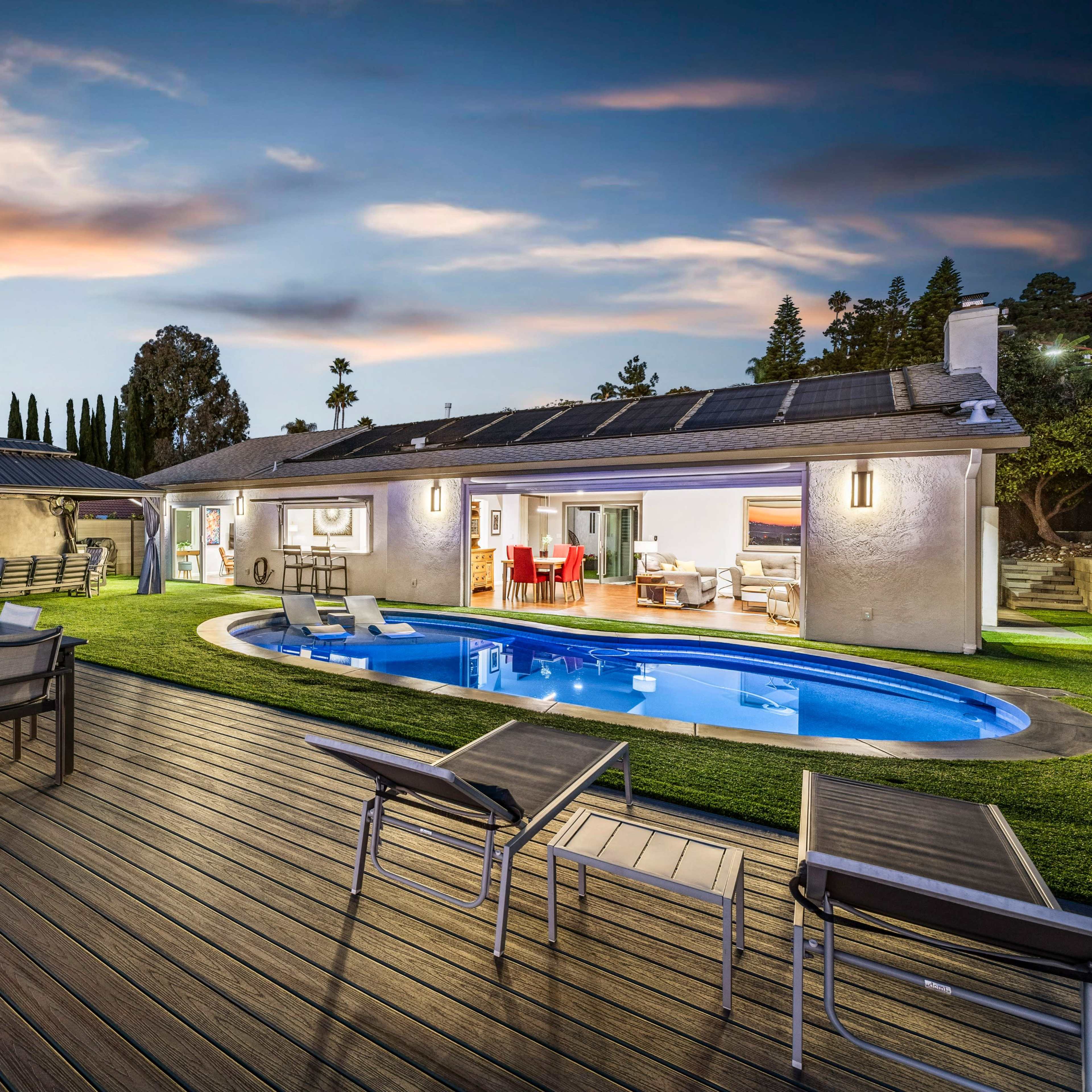 The Ultimate Filming Location! Versatile Mid-Century Modern Home with Pool, Orchard, and Panoramic Views in Scenic Del Cerro San Diego: A Spacious, Elegant Filming Location for Film and TV Productions Image in Del Cerro, San Diego, CA