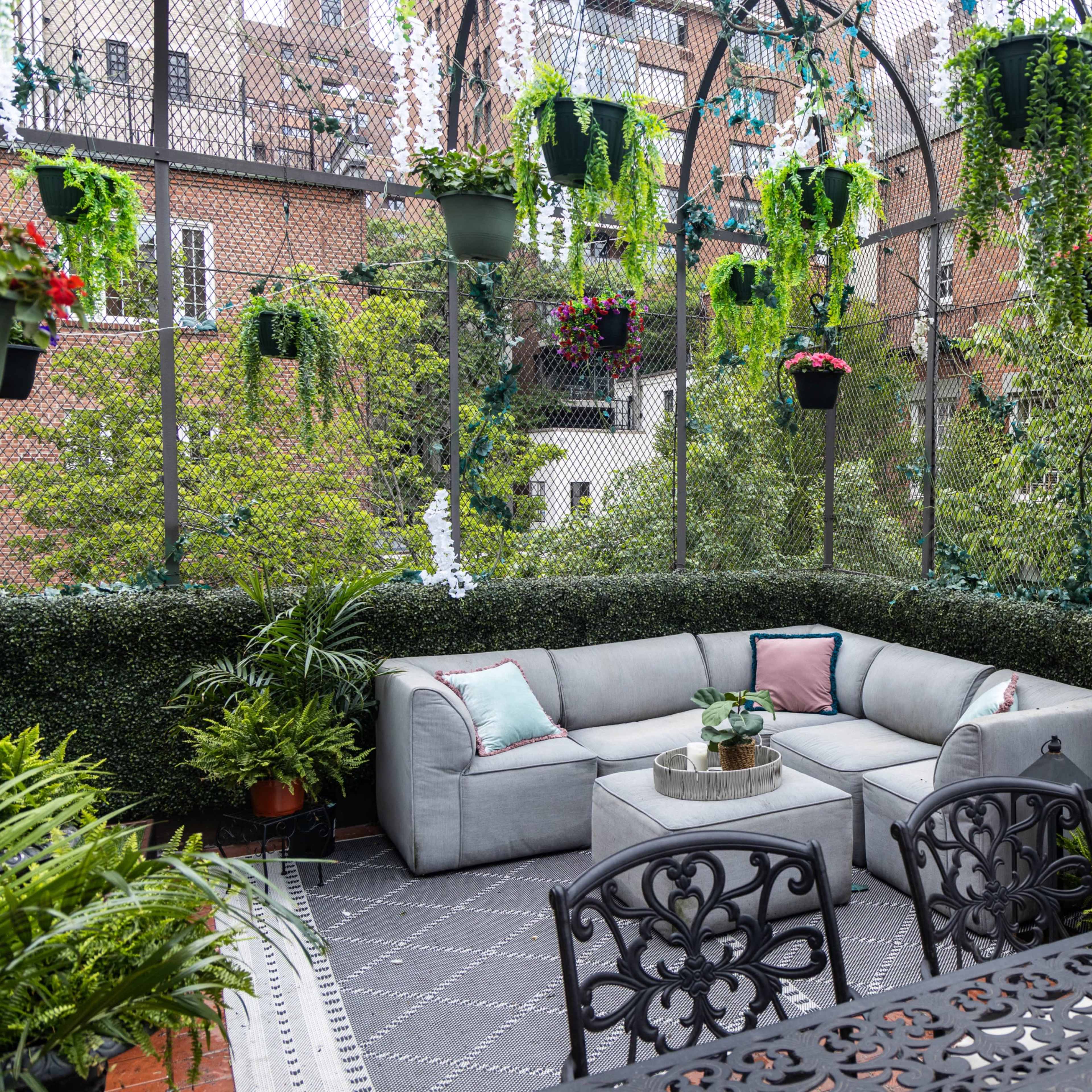 UES Townhouse Outdoor Garden Oasis plus Party Rooms Image in Lenox Hill, New York, NY
