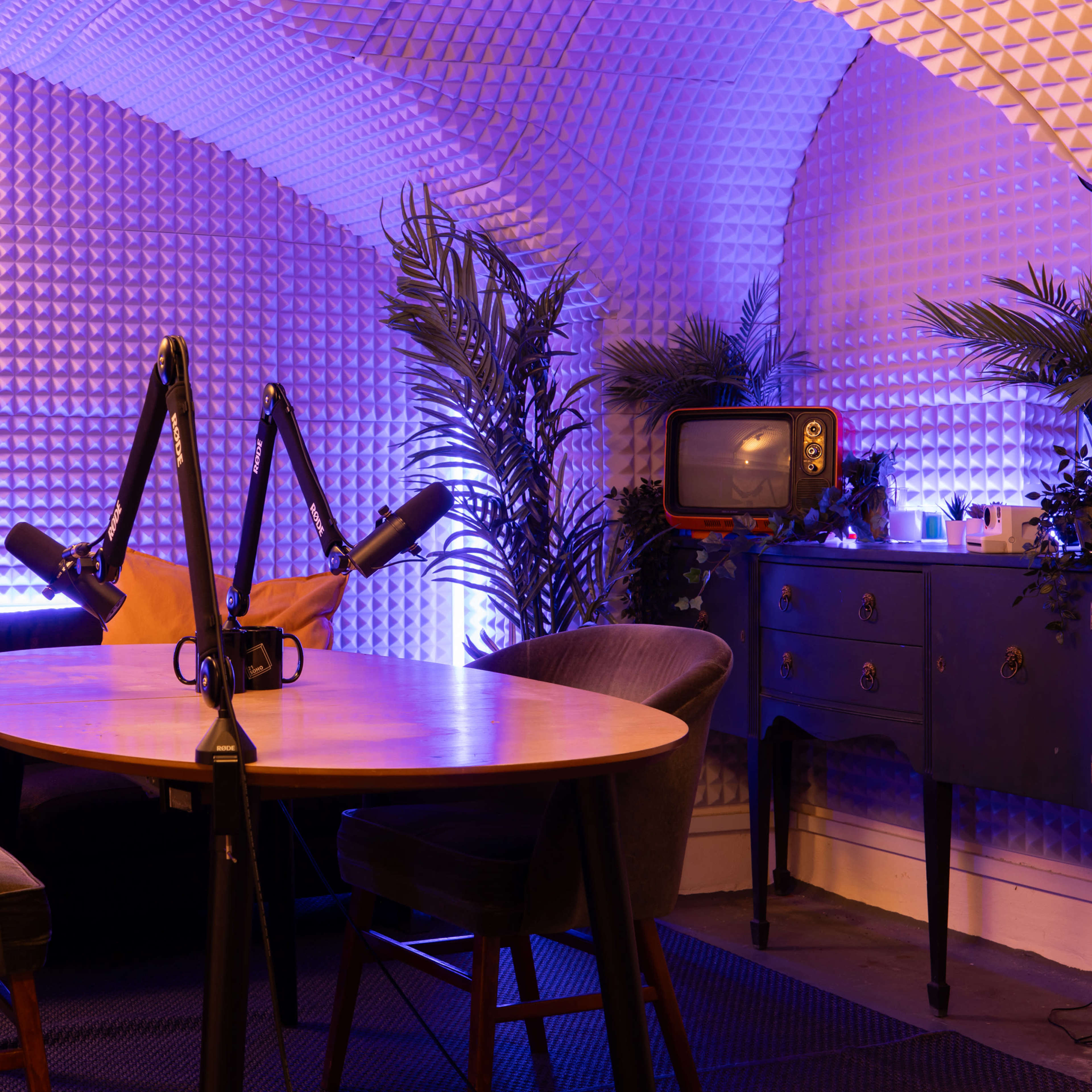 Podcast Studio Image in Soho, London, England