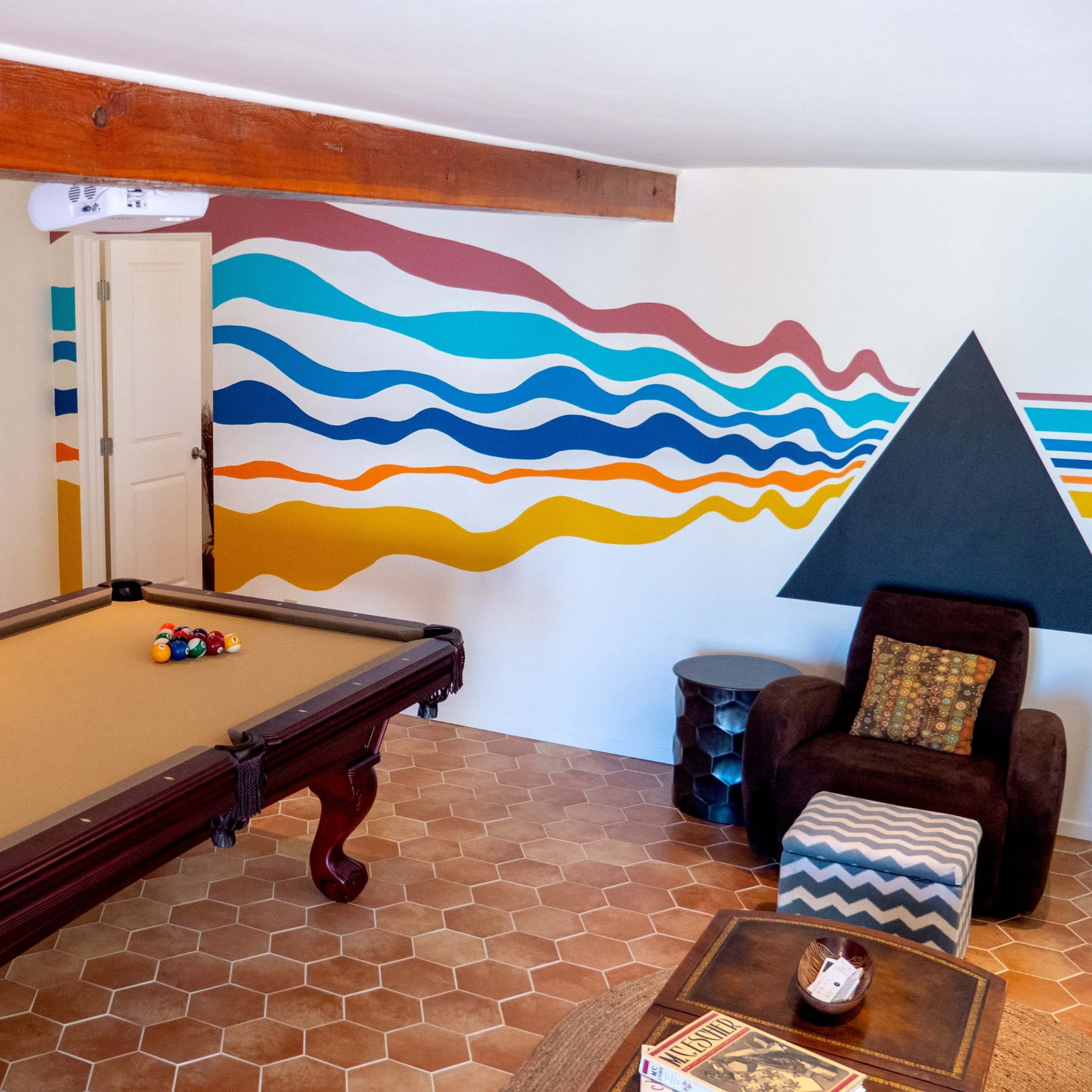 Eclectic Stone Art Home with Secluded Desert View Image in , Joshua Tree, CA