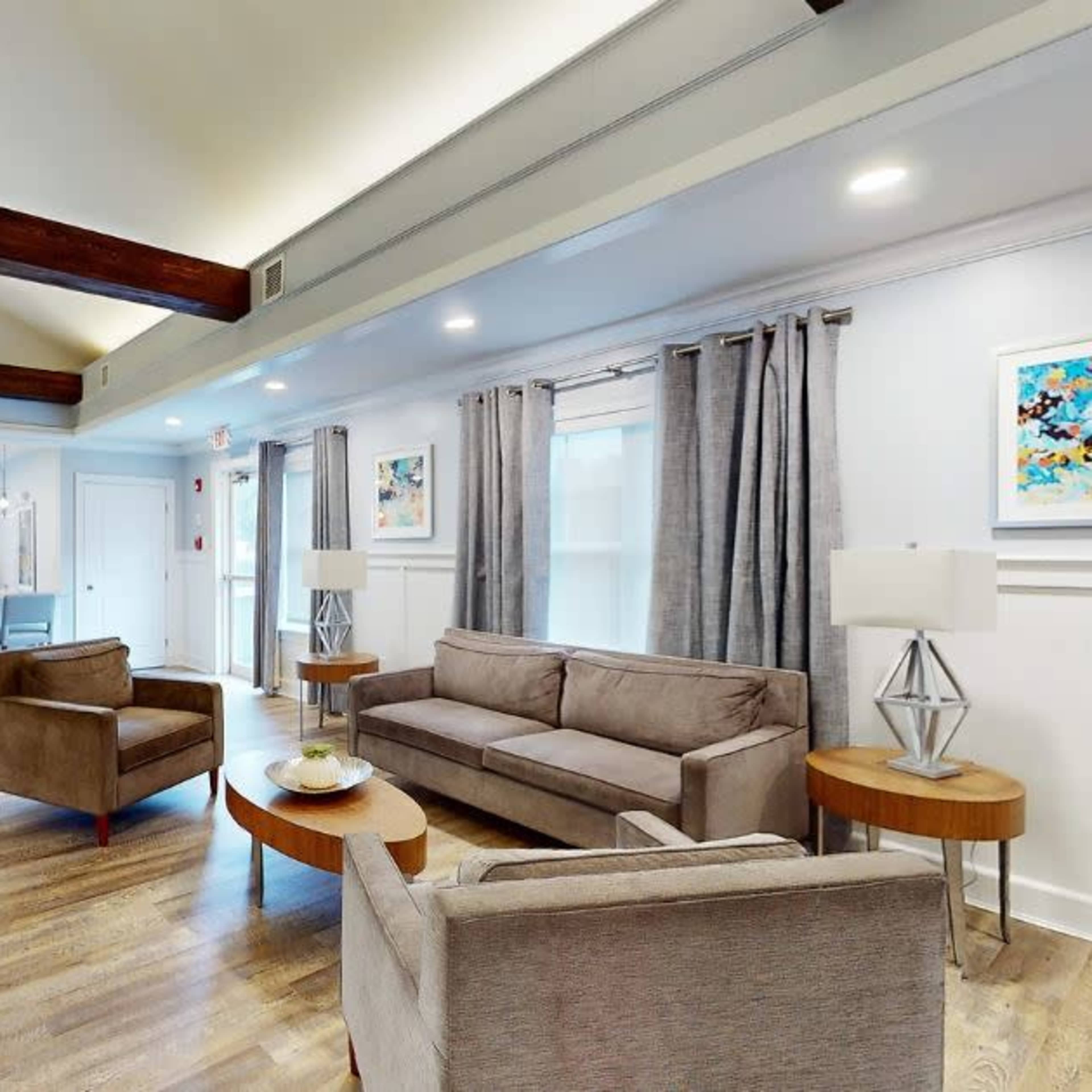 Light, Modern Club Room in Norwood Image in Norwood, Norwood, MA