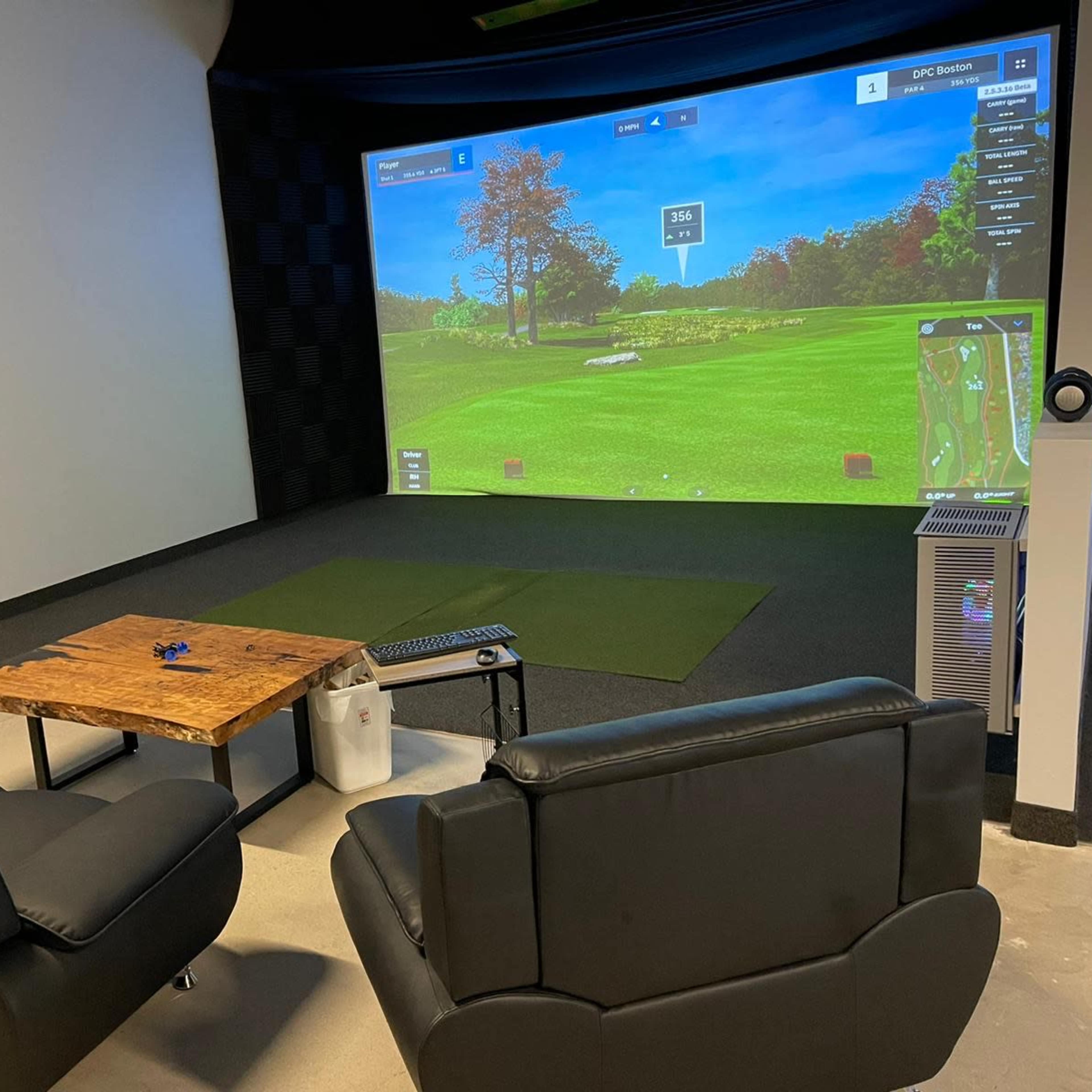 Modern Indoor Golf Studio with a Stylish Industrial Vibe Image in Orangeville, Orangeville, ON