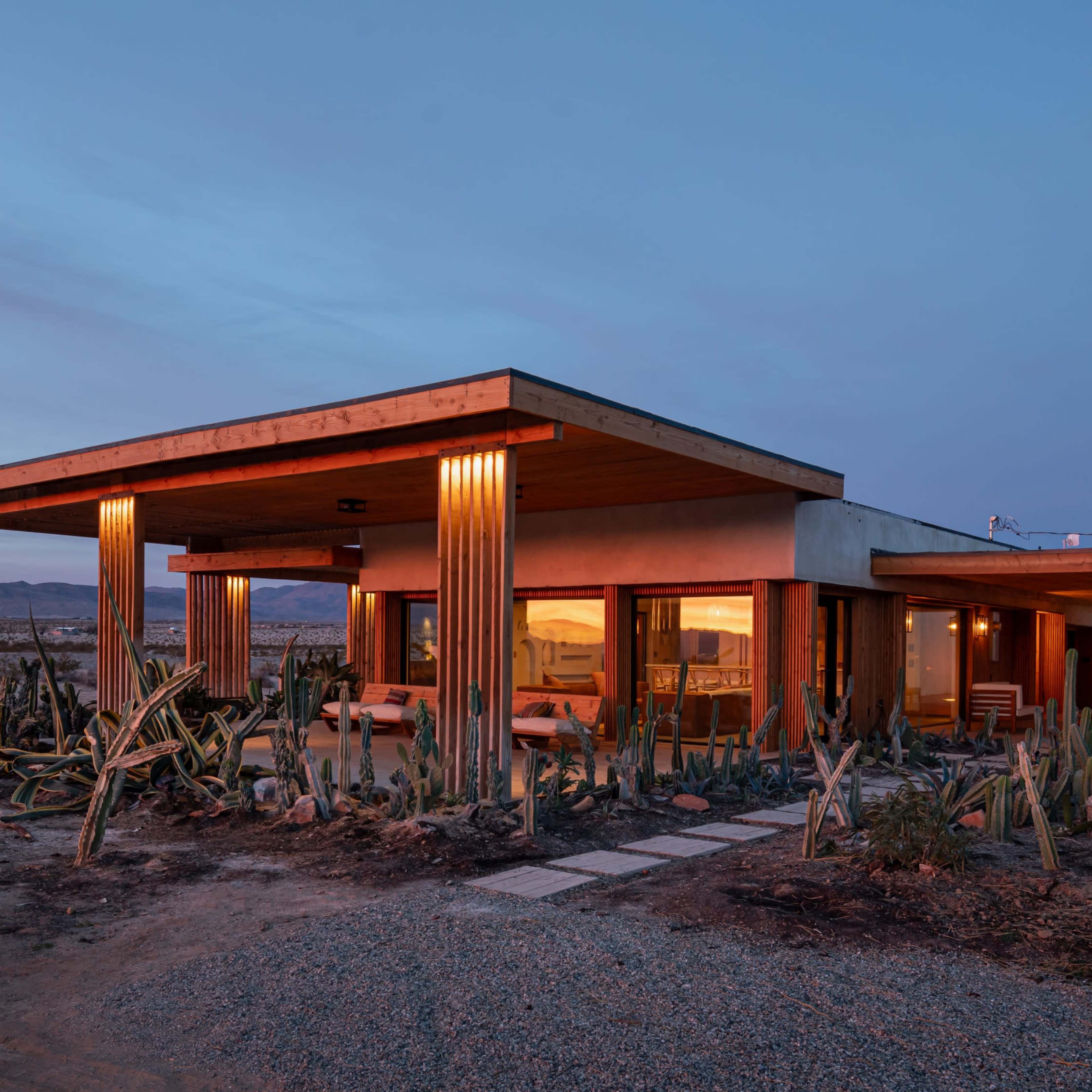 Cedar House at Nxwhere California Image in Wonder Valley, Twentynine Palms, CA