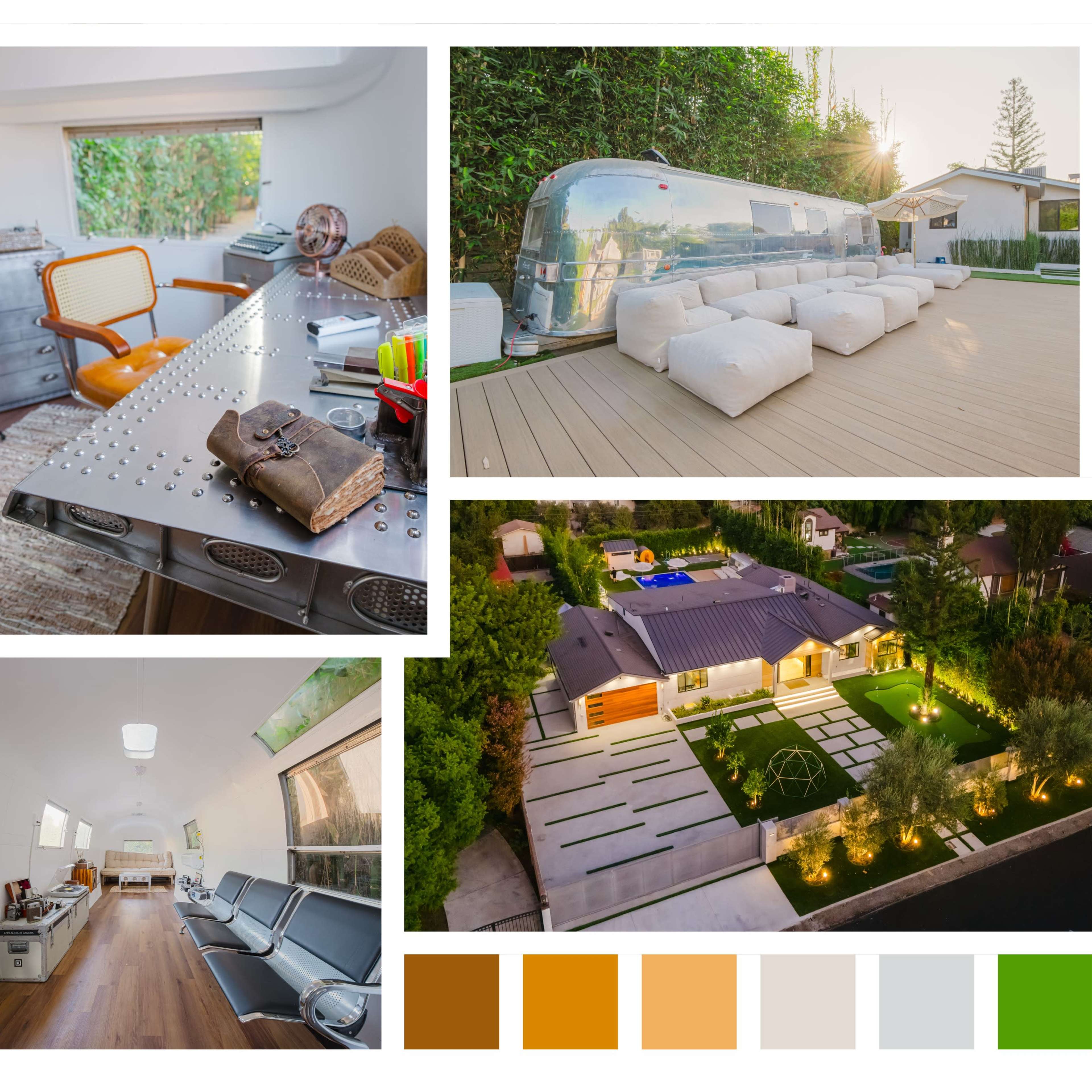 MODERN OASIS WITH VINTAGE AIRSTREAM Image in Lake Balboa, Los Angeles, CA
